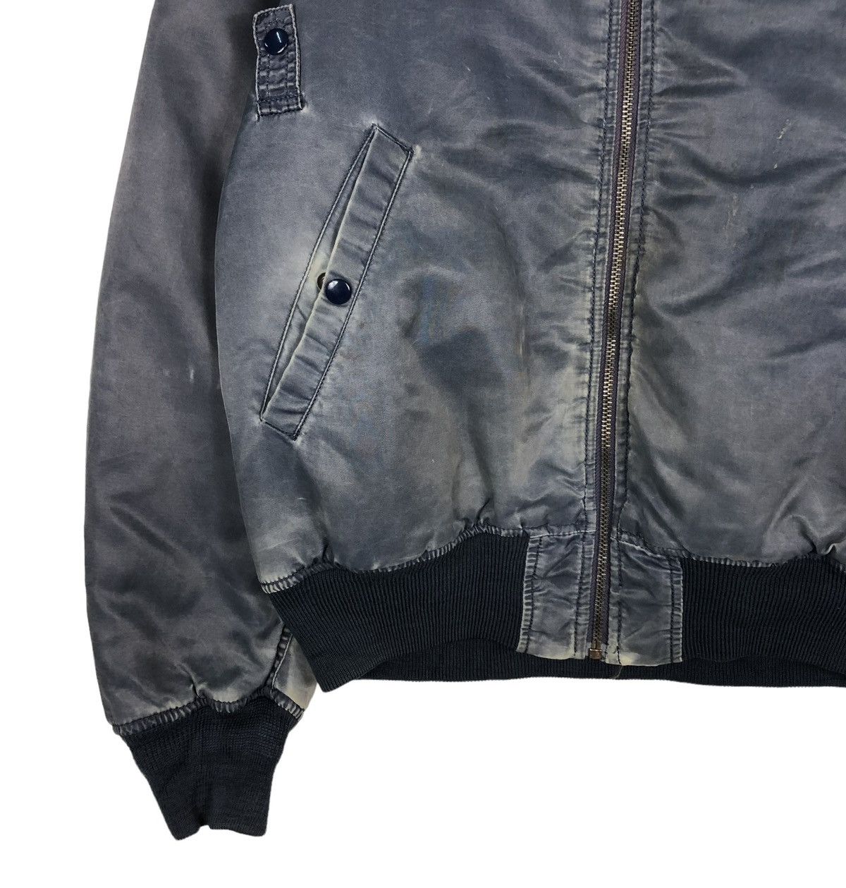 Vintage 🔥VINTAGE MA-1 BOMBER JACKET U.S. AIR FORCE RIOT RIOT ARMY Size US L / EU 52-54 / 3 - 4 Thumbnail