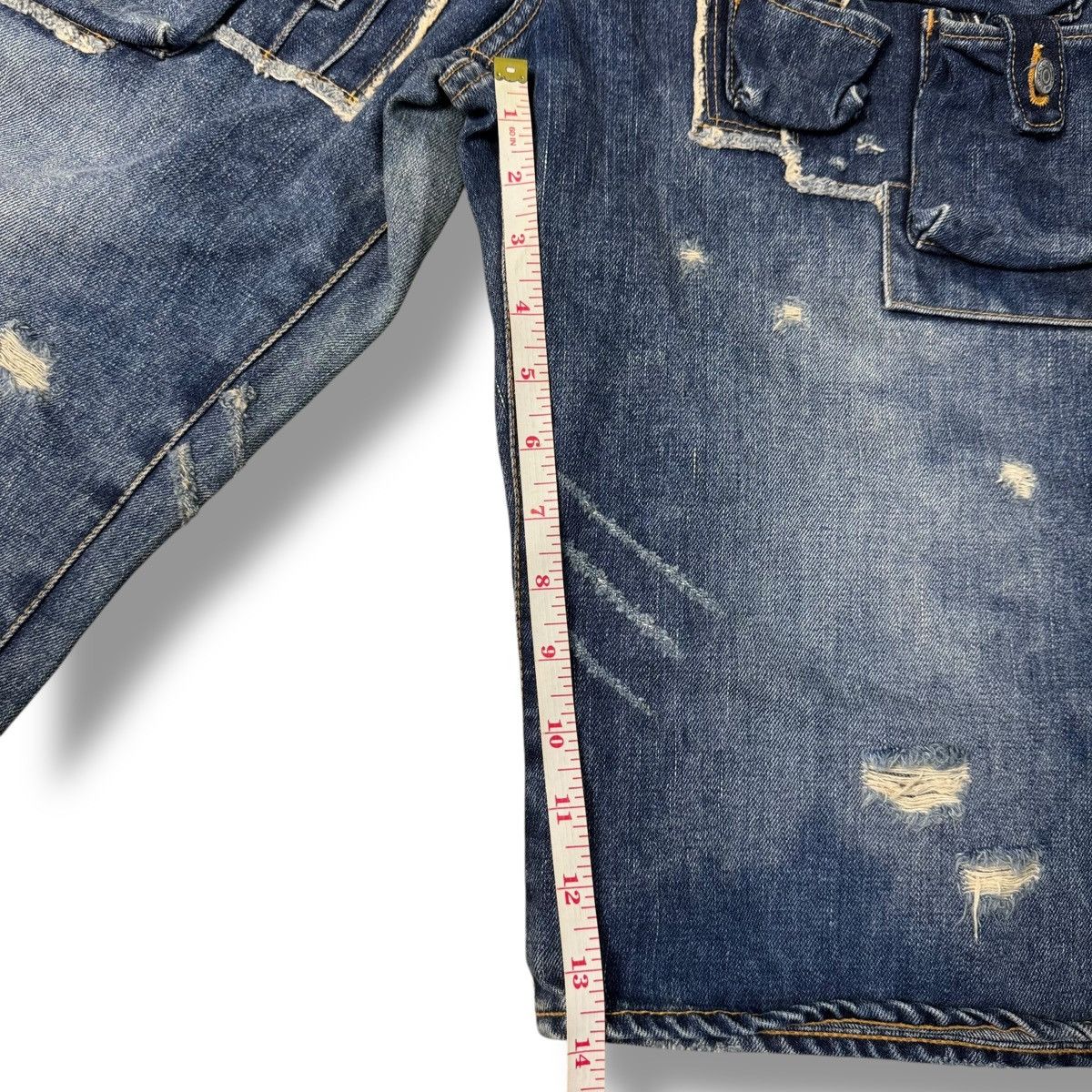 Issey Miyake Sunao Kuwahara Issey Miyake Multi Pocket Denim Short Size US 32 / EU 48 - 23 Thumbnail