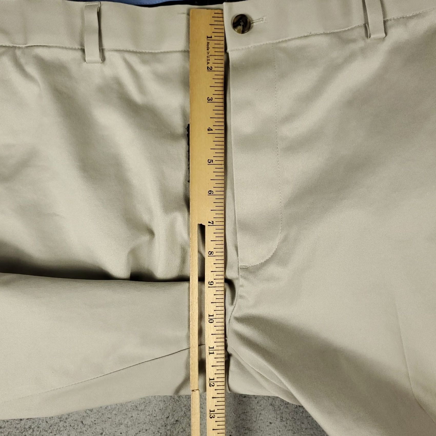Brooks Brothers Brooks Brothers Pants Mens 38x30 Beige Clark Flat Front Chino Trousers Size US 38 / EU 54 - 5 Thumbnail