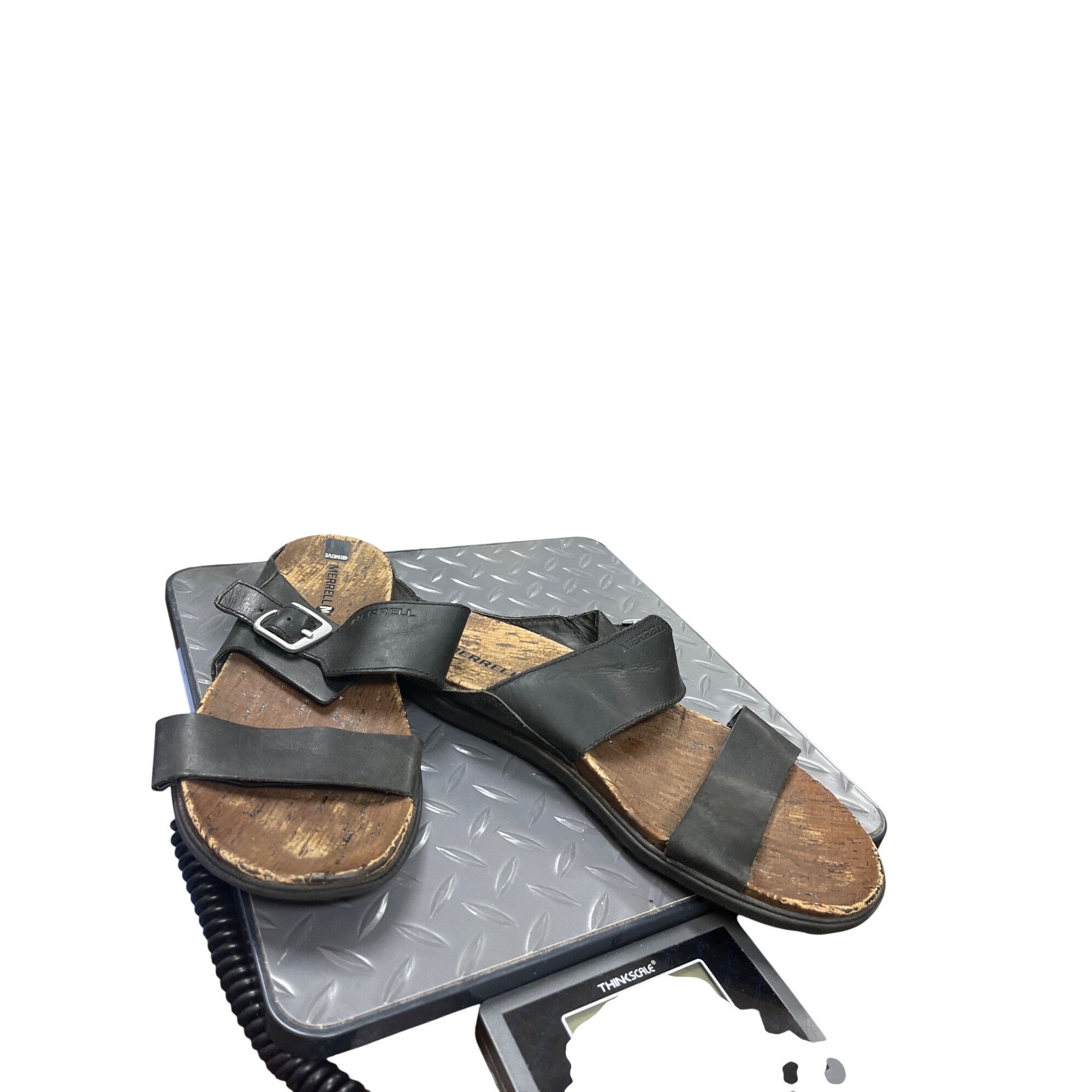 Merrell Merrell Select Move wms black leather slip on Sandals sz 9 S Size US 9 / IT 39 - 2 Thumbnail
