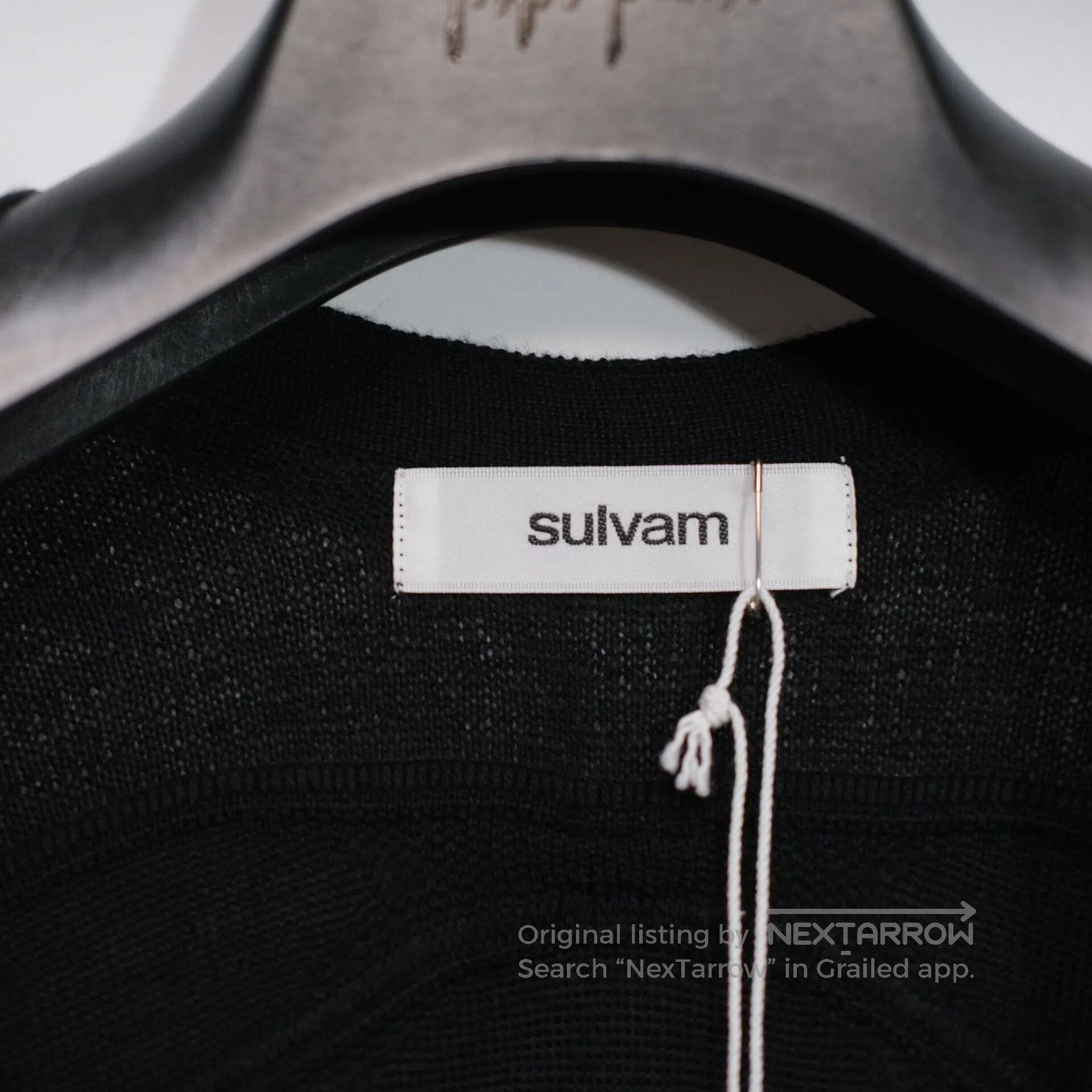 Sulvam Sulvam Silver Buckle Sweater for Men. Size US M / EU 48-50 / 2 - 6 Thumbnail