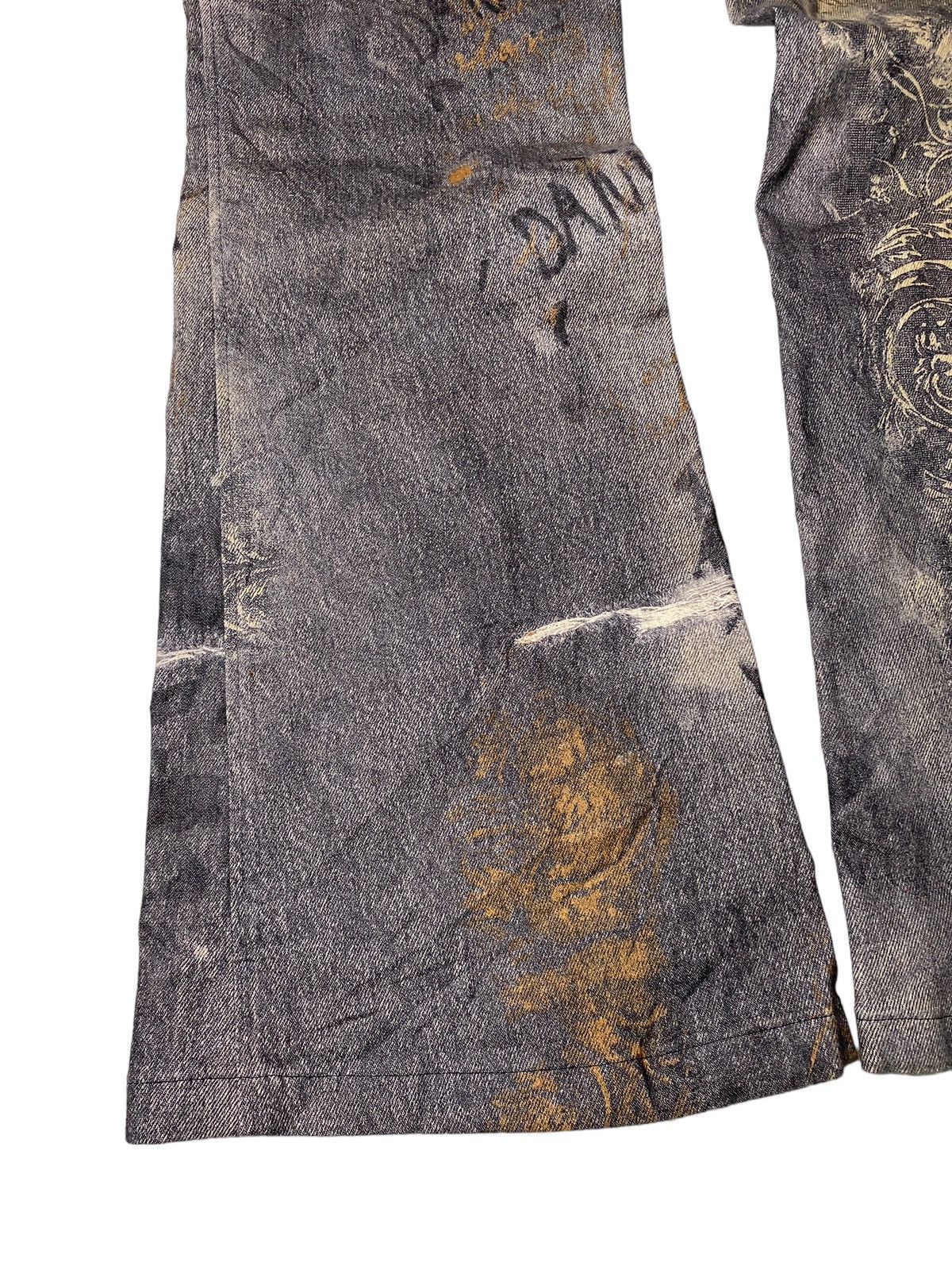 If Six Was Nine 2000's Tornado Mart Flared Tribal Pants Size US 29 - 14 Thumbnail
