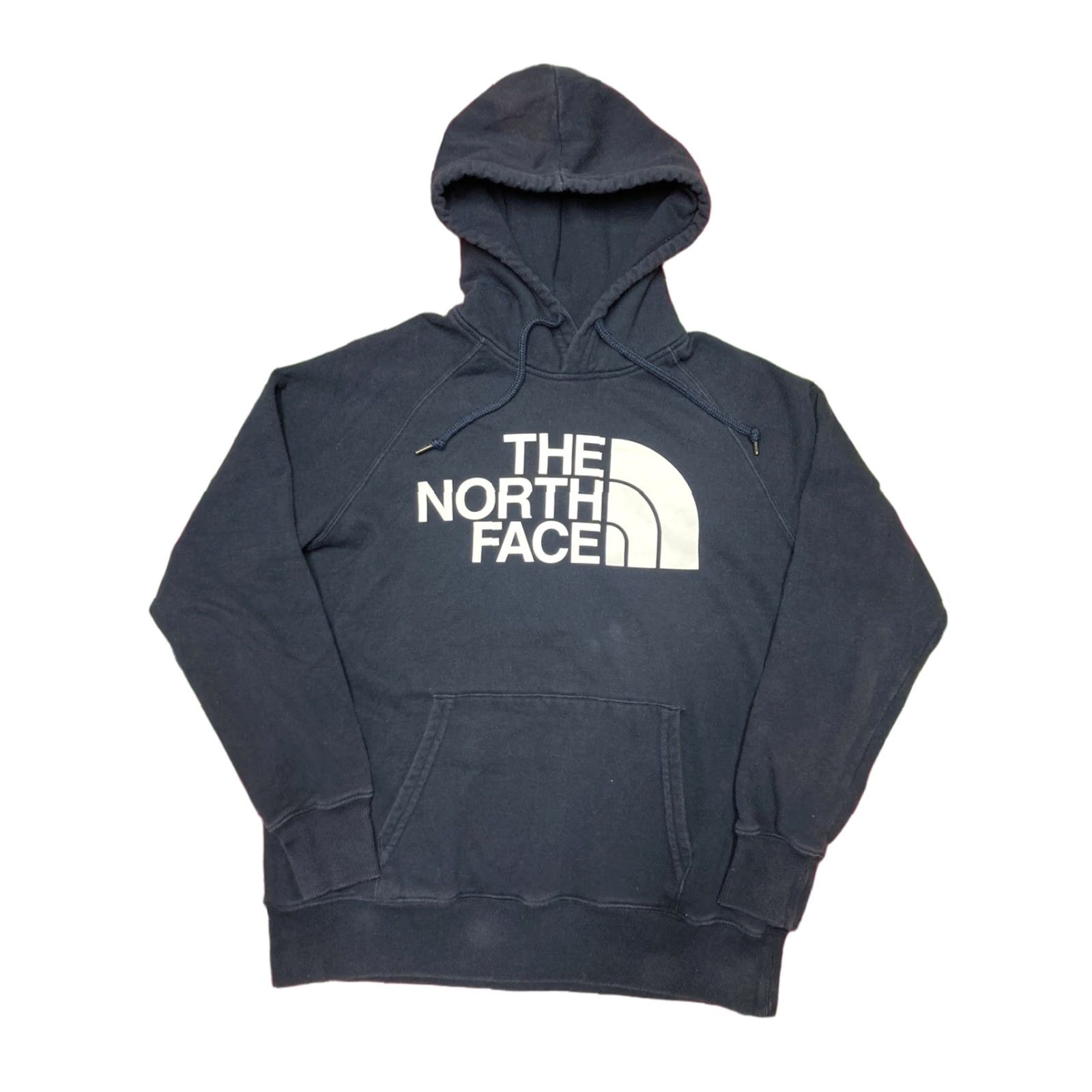 The North Face The North Face Hoodie Womens Small Logo Graphic Dark Blue EUC Pullover Shirt Size S / US 4 / IT 40 - 1 Thumbnail