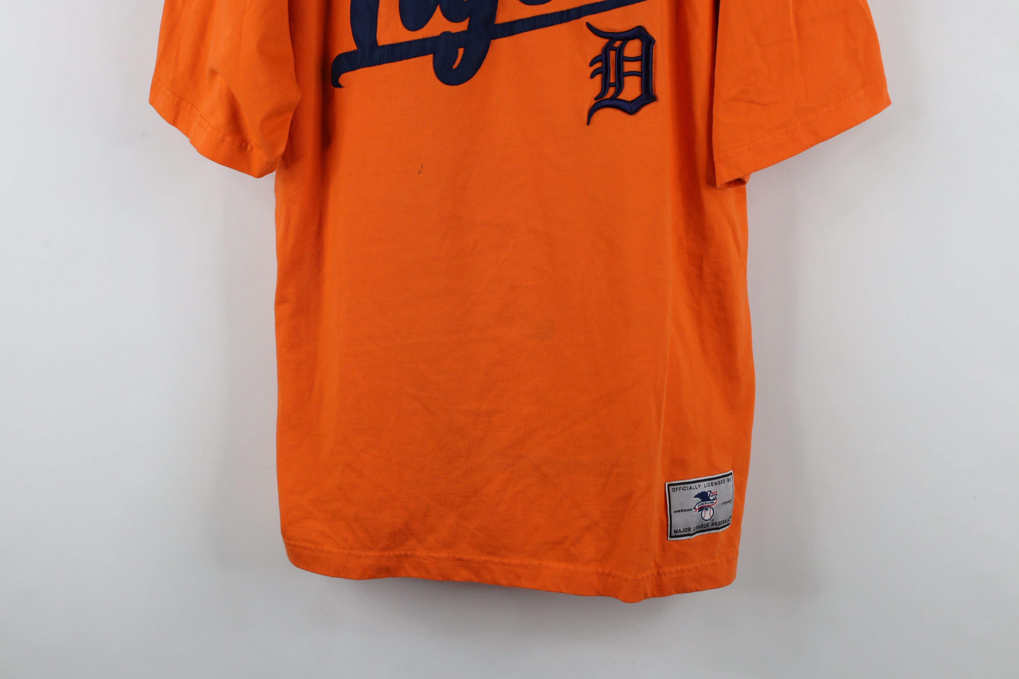 Vintage Vintage 90s English D Script Detroit Tigers Baseball T-Shirt Size US L / EU 52-54 / 3 - 3 Thumbnail