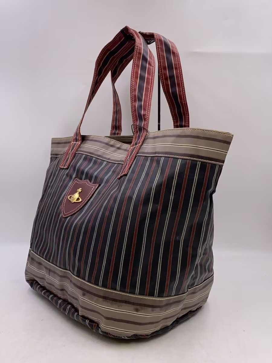 Vivienne Westwood Orb Crest Striped Tote Bag Size ONE SIZE - 2 Thumbnail