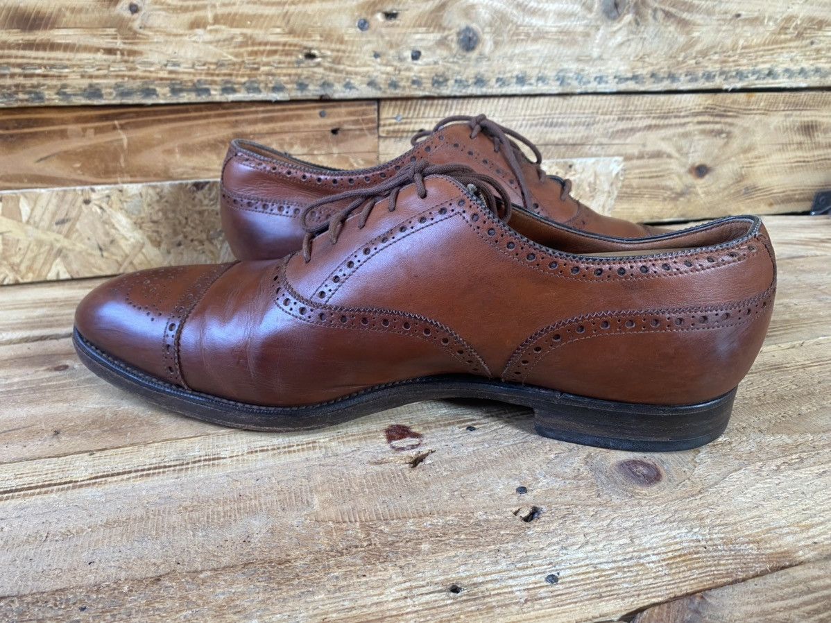 Edward Green Edward green captoe brown oxford leather shoes sz 11E Size US 11 / EU 44 - 13 Thumbnail