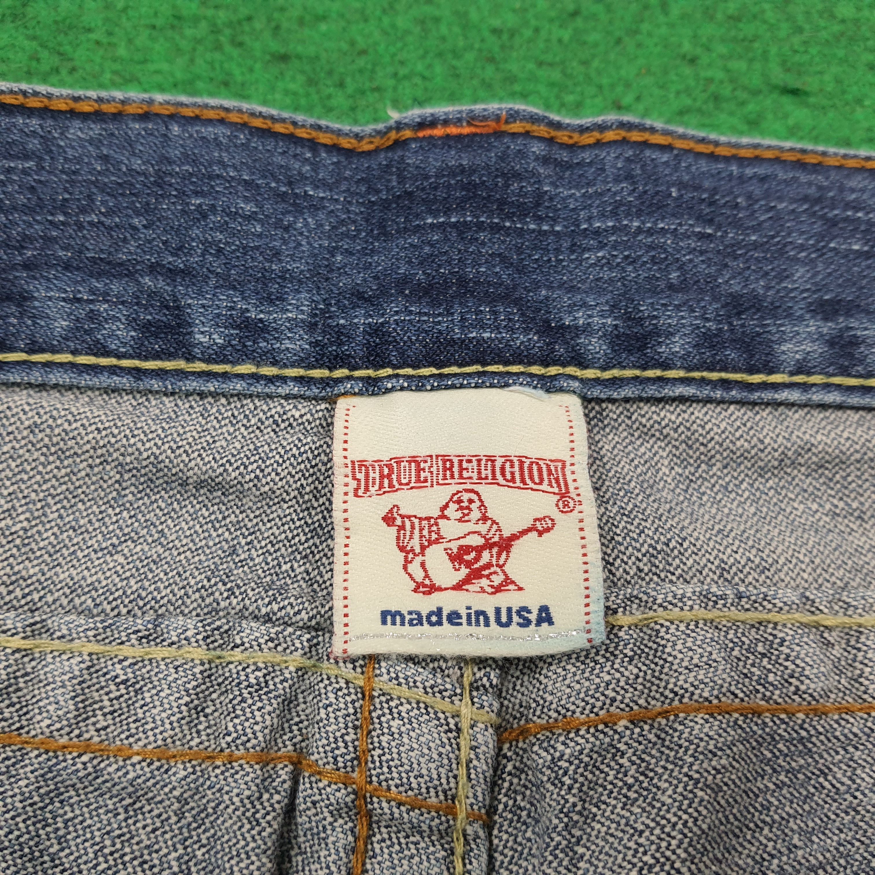 True Religion Rare True Religion Joey World Tour Embroidery Jeans C297N15 Size US 33 - 8 Thumbnail