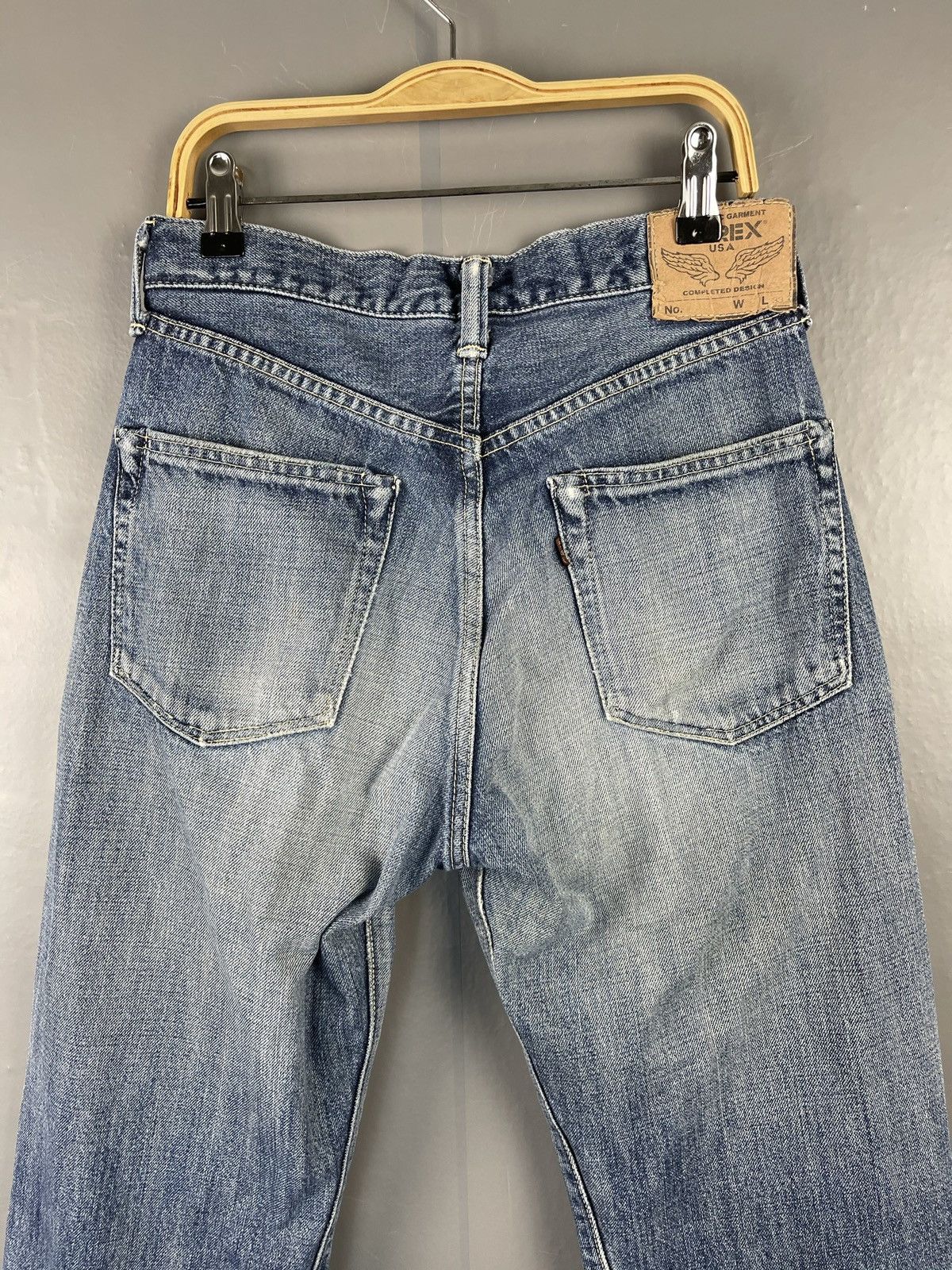 Avirex × Vintage Vintage AVIREX Distressed Denim Pants Size US 28 / EU 44 - 8 Thumbnail