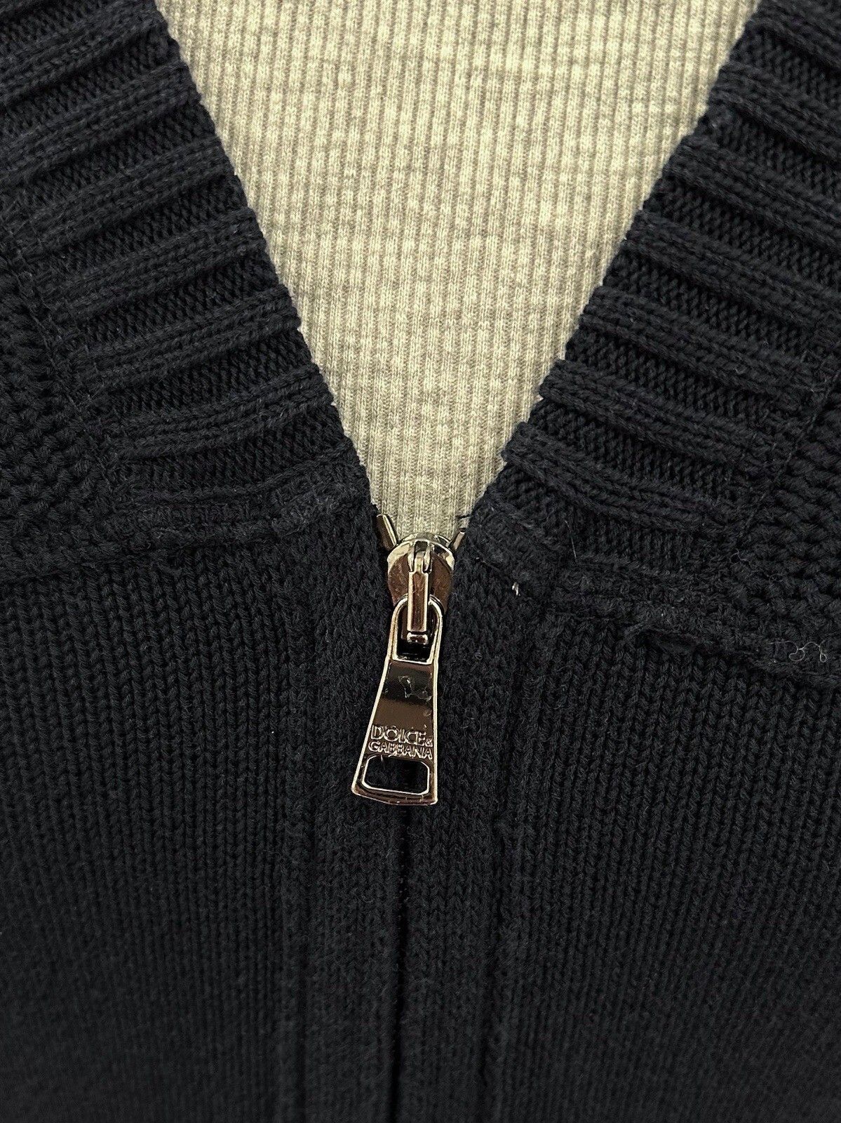 Dolce & Gabbana DDP Dolce & Gabbana Zip Sweater Cardigan Zip Zipper Viscose Size M / US 6-8 / IT 42-44 - 12 Thumbnail