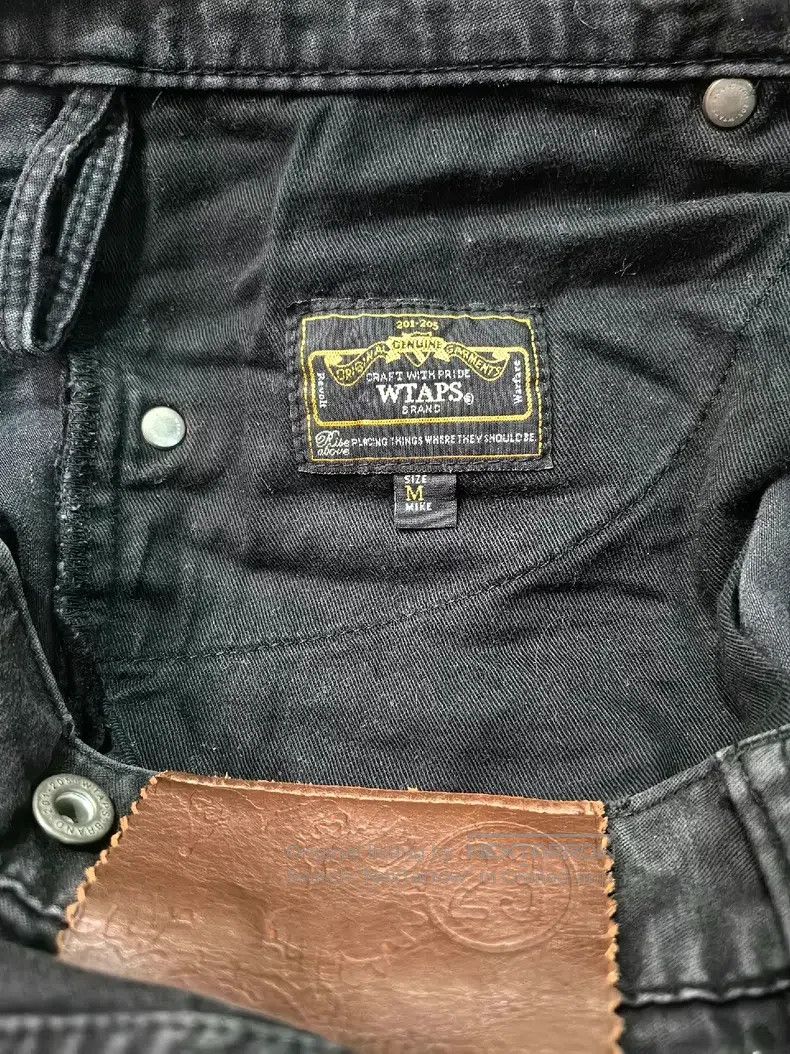 Wtaps Wtaps size M Damaged patch ink-wash cloth pants Size US 39 - 4 Thumbnail