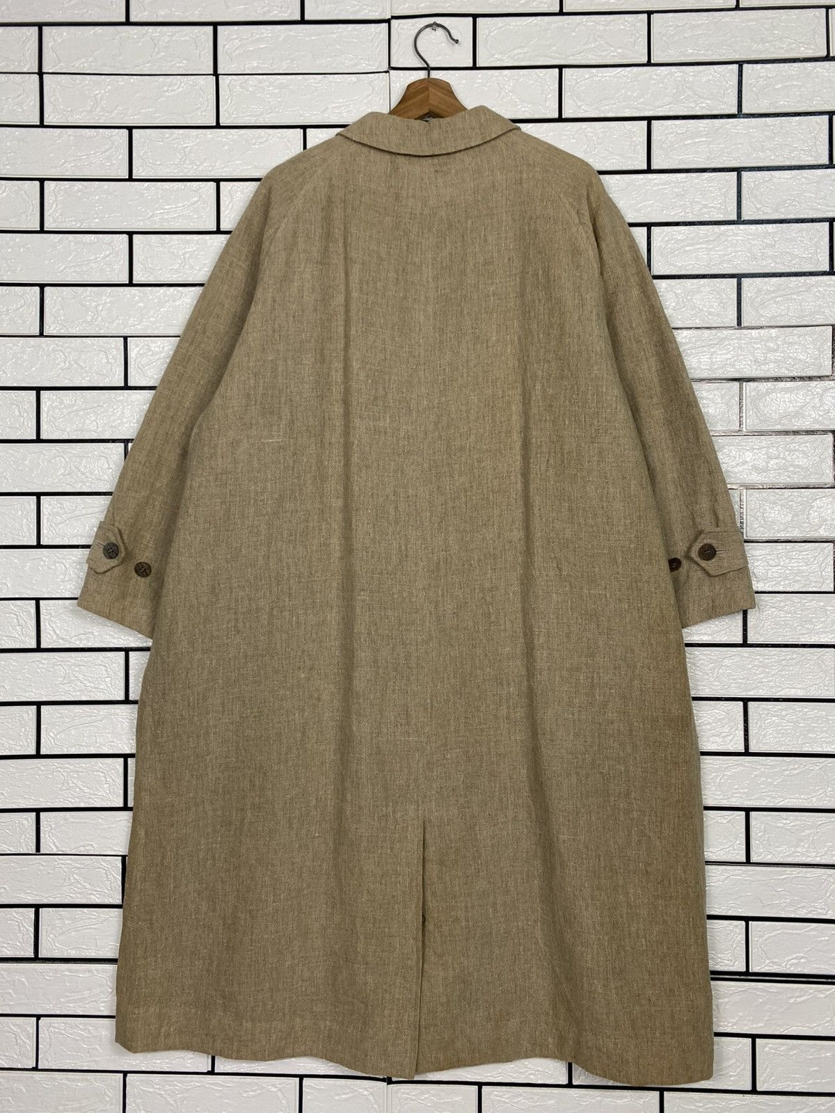Issey Miyake Vintage Issey Miyake Oversized Balloon Jacket Linen Wool Size US L / EU 52-54 / 3 - 9 Thumbnail