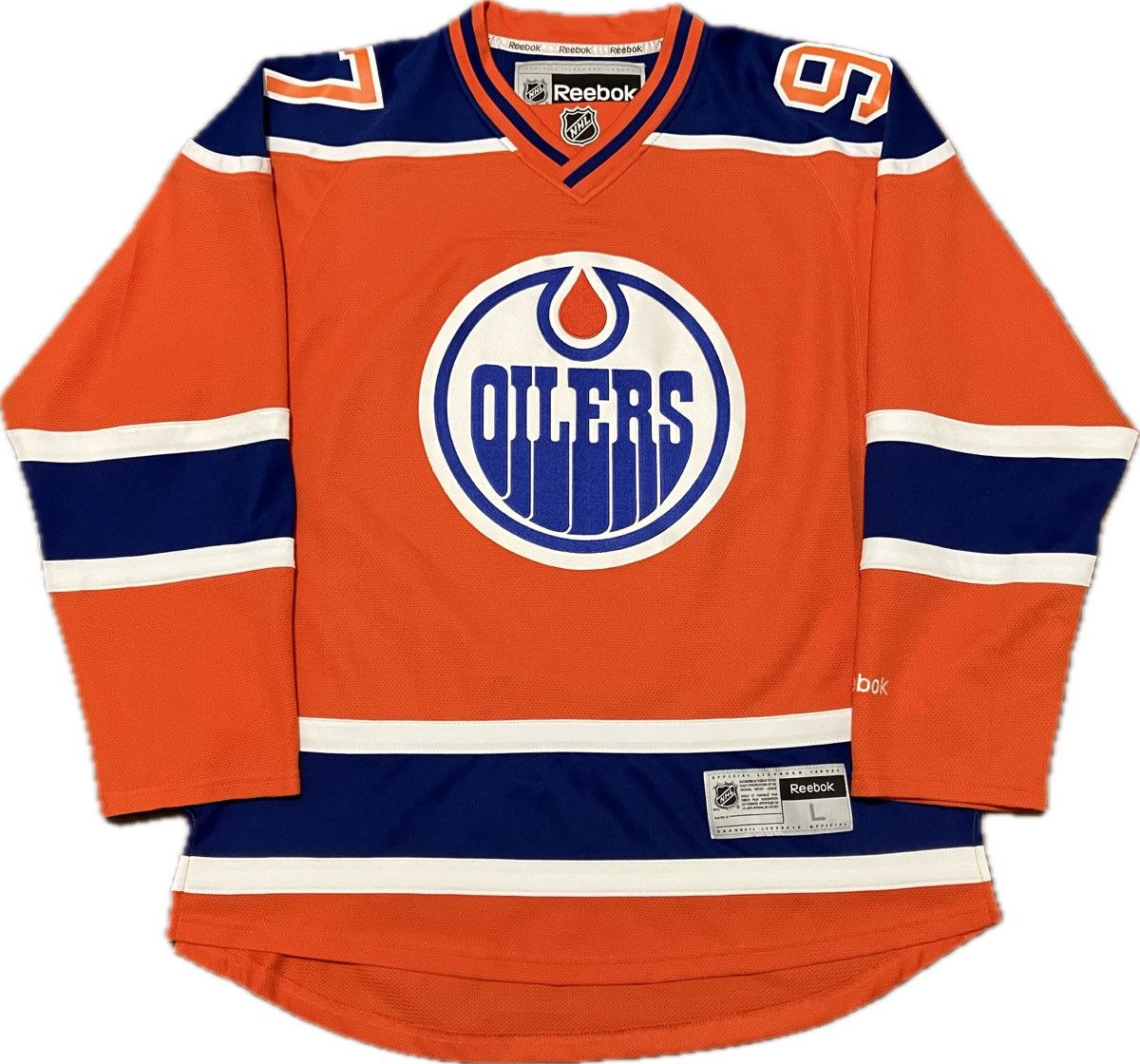 Reebok Edmonton Oilers McDavid Reebok NHL Hockey Jersey Size L Size US L / EU 52-54 / 3 - 1 Thumbnail