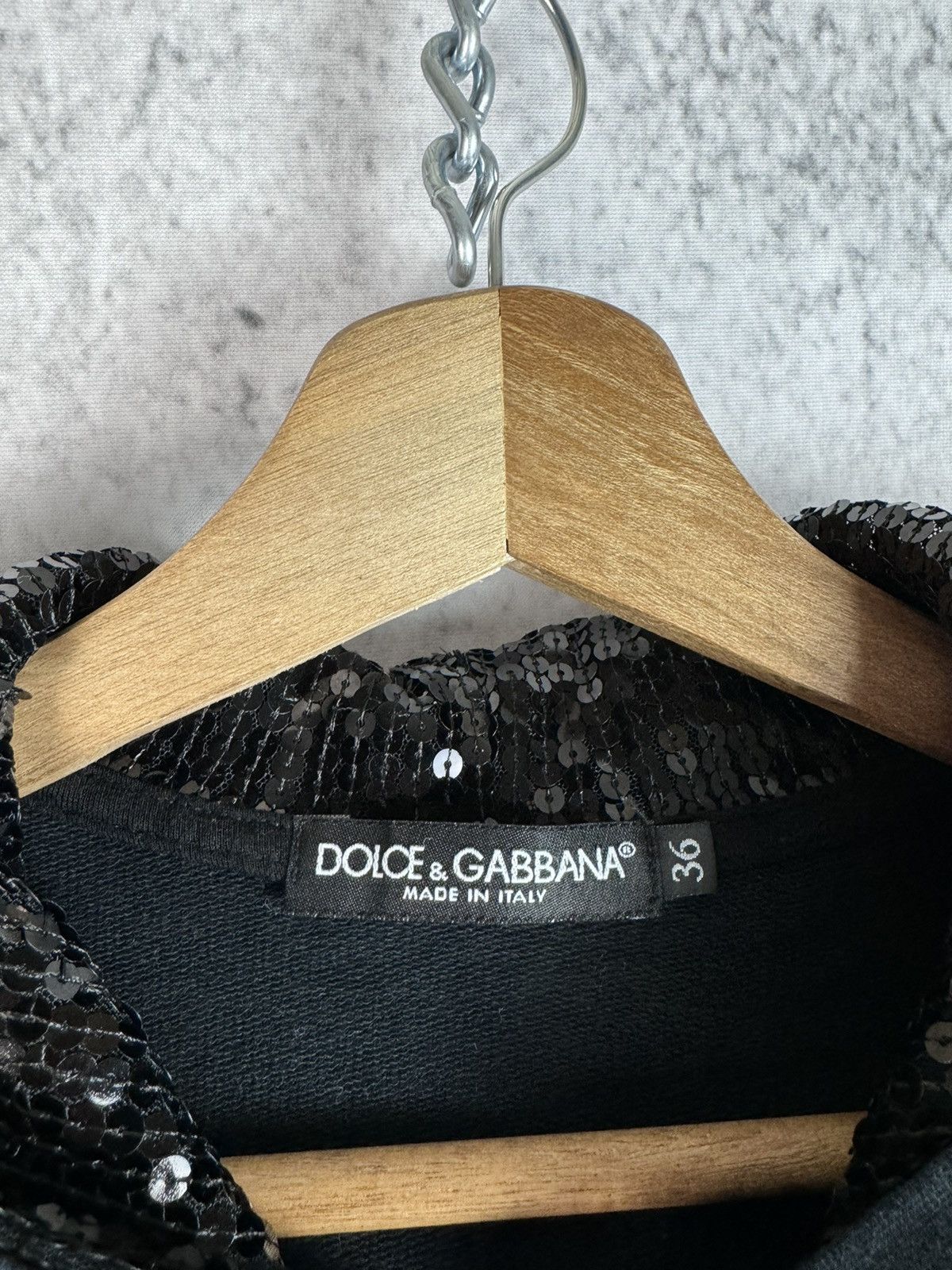 Dolce & Gabbana Vintage Y2K zip up sequin hoodie Dolce Gabbana Big logo Size XS / US 0-2 / IT 36-38 - 3 Thumbnail