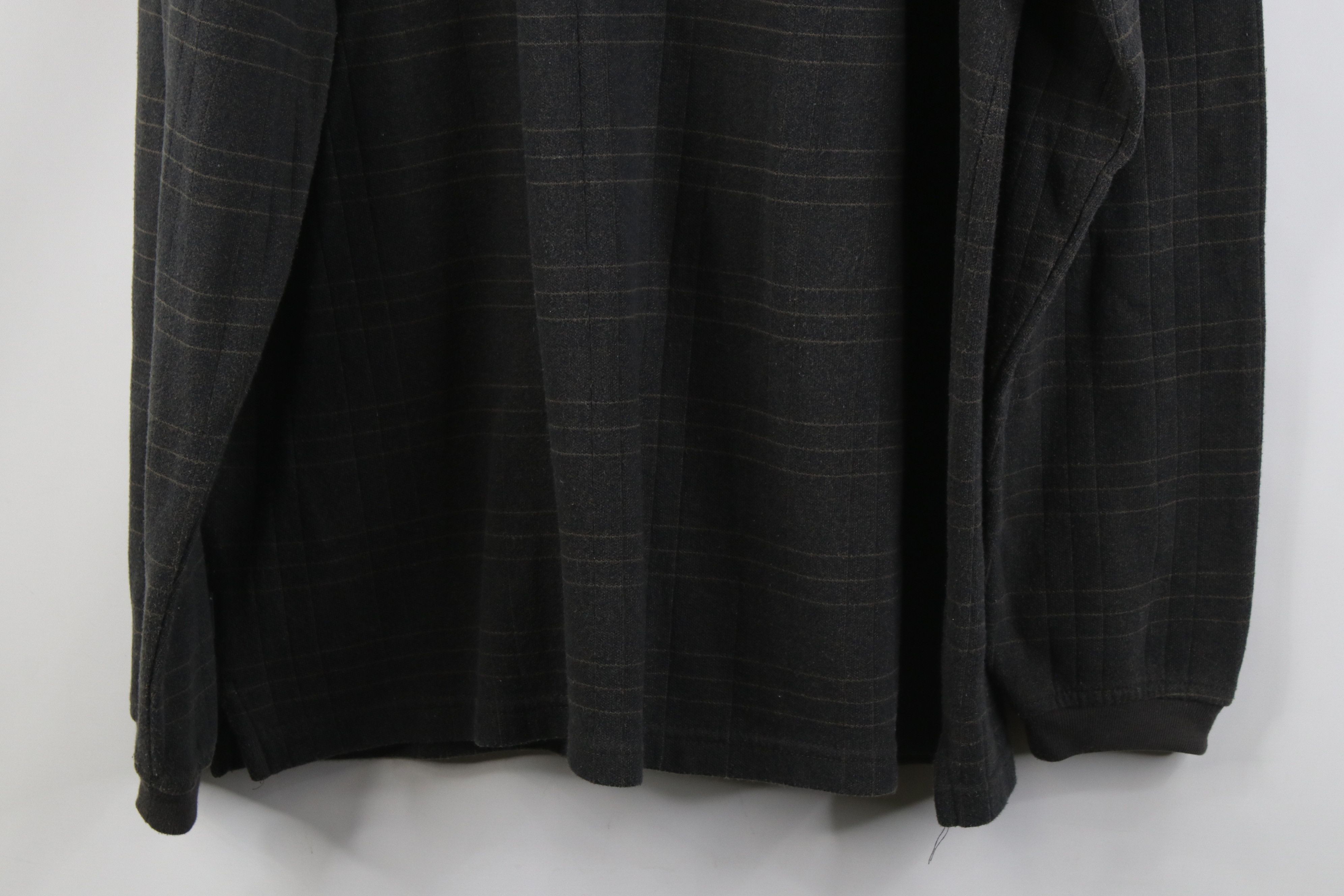 Vintage Vintage 90s Streetwear Long Sleeve Rugby Polo Shirt Plaid Size US XL / EU 56 / 4 - 11 Thumbnail