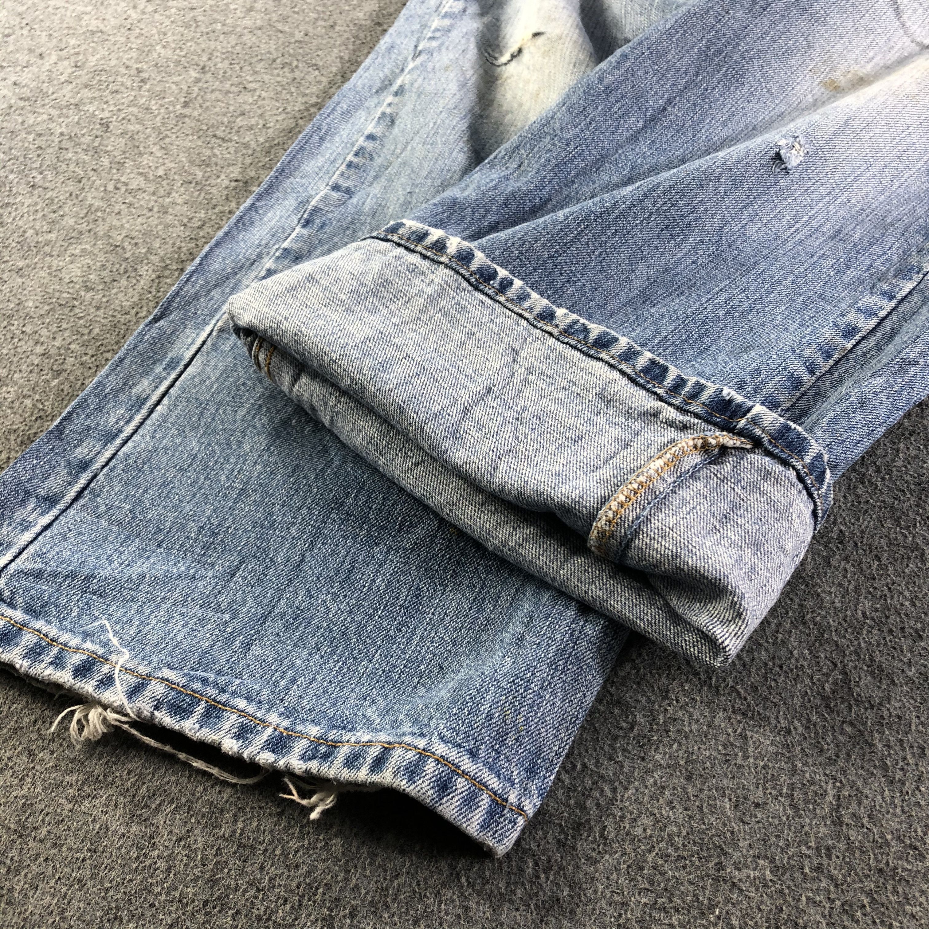 Levi's Vintage Blue Wash Levis 529 Jeans-J3303 Size US 37 - 6 Thumbnail