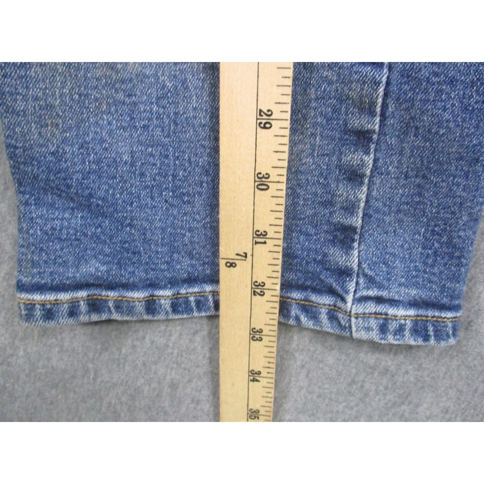 Denime VINTAGE Lawman Jeans Womens 9/10 Blue Relaxed Fit Western Cowboy Denim 90s Size 30" / US 8 / IT 44 - 7 Thumbnail