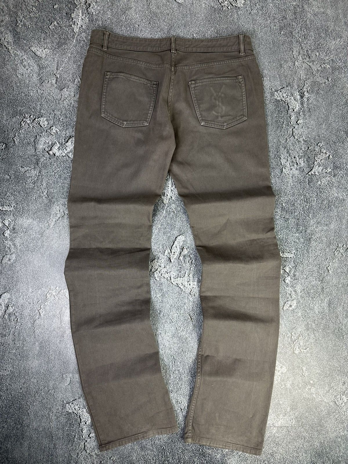 Vintage YSL Yves Saint Laurent 2009 Flared Denim Jeans Size US 32 / EU 48 - 1 Thumbnail