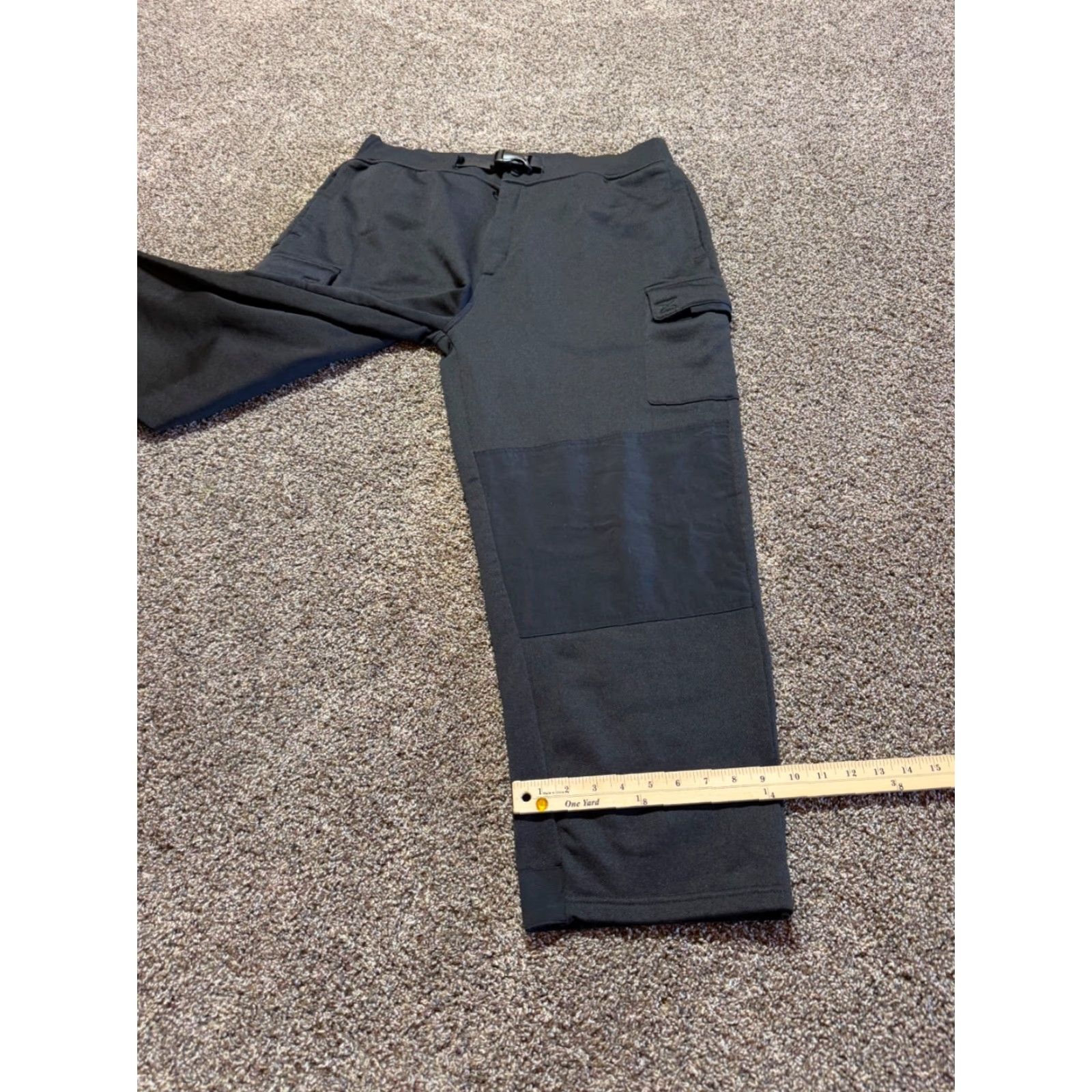Vintage Cabela's Mens Pants XL 29" Inseam Black Double Knee Heavy Snow Pants Flat Front Regular Sl as h Pocket Winter Snow Pants Mens Size US 36 / EU 52 - 4 Thumbnail