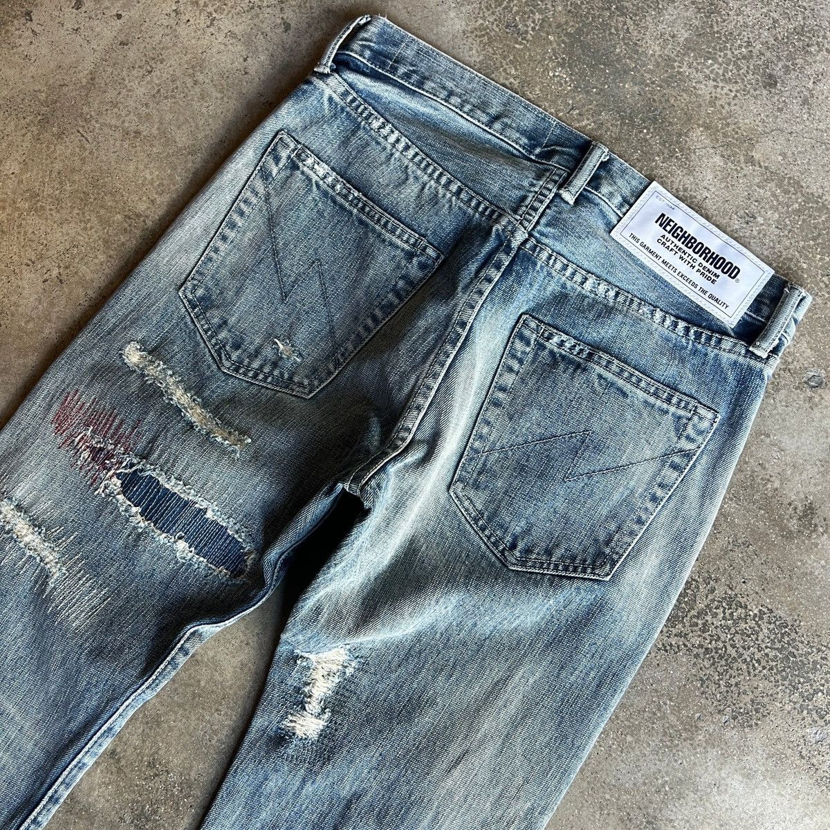 Neighborhood NEIGHBORHOOD JAPAN “Bullet Savage” SELVEDGE Jeans Size US 30 / EU 46 - 3 Thumbnail