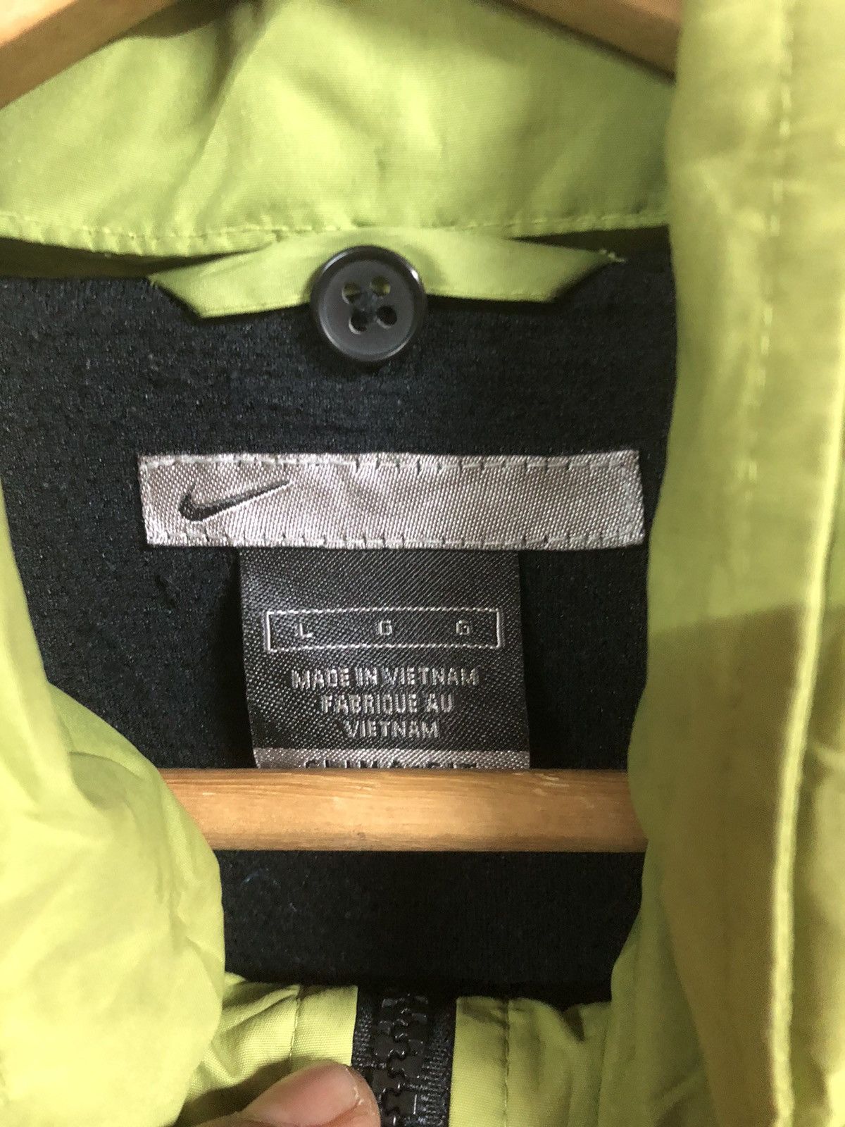 Vintage Y2K Nike Windbreaker Hoodie Clima-Fit