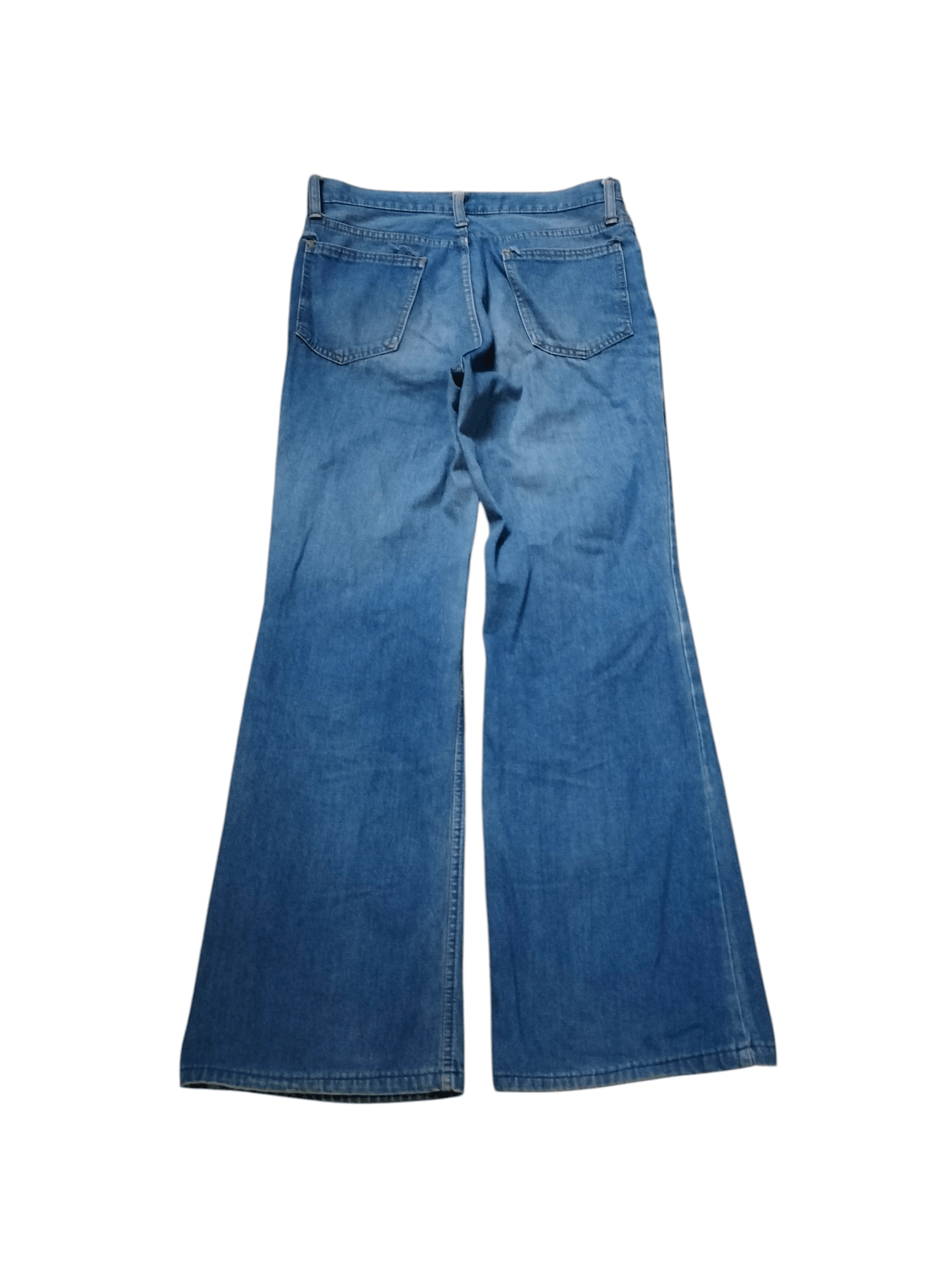 If Six Was Nine y2k flared washed jeans japanese brand denim style Size US 31 - 2 Thumbnail