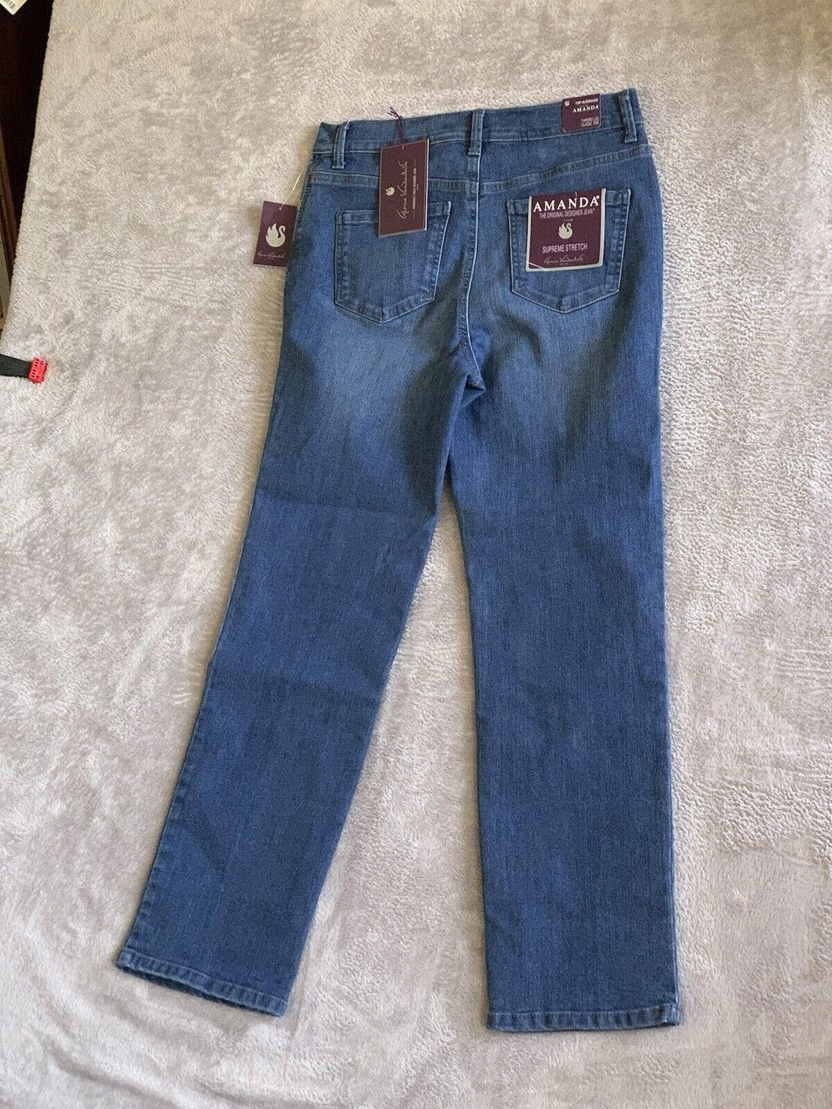 Gloria Vanderbilt Gloria Vanderbilt Jeans Amanda Tapered Leg Classic Rise Size 32" / US 10 / IT 46 - 2 Thumbnail