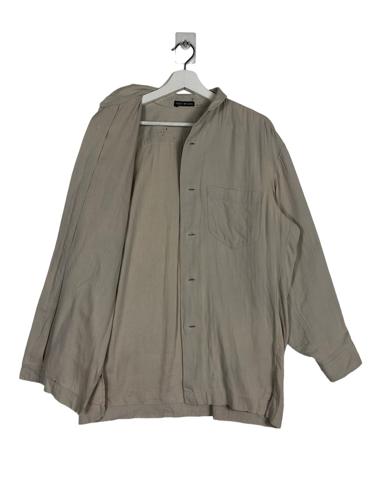 Issey Miyake 🔥 VINTAGE ISSEY MIYAKE RAYON MANDARIN SHIRTS Size US M / EU 48-50 / 2 - 13 Thumbnail