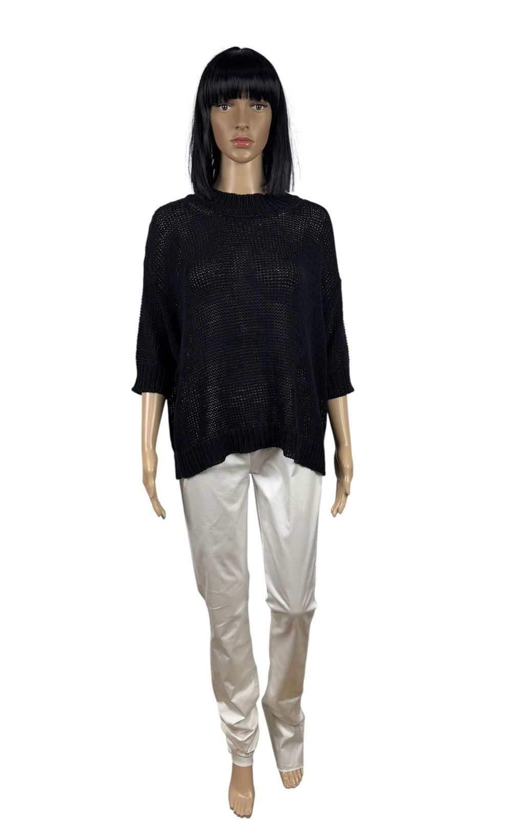 Roberto Collina Roberto Collina Cotton Knit Blouse Short Sleeve Oversized XS Size XS / US 0-2 / IT 36-38 - 8 Thumbnail