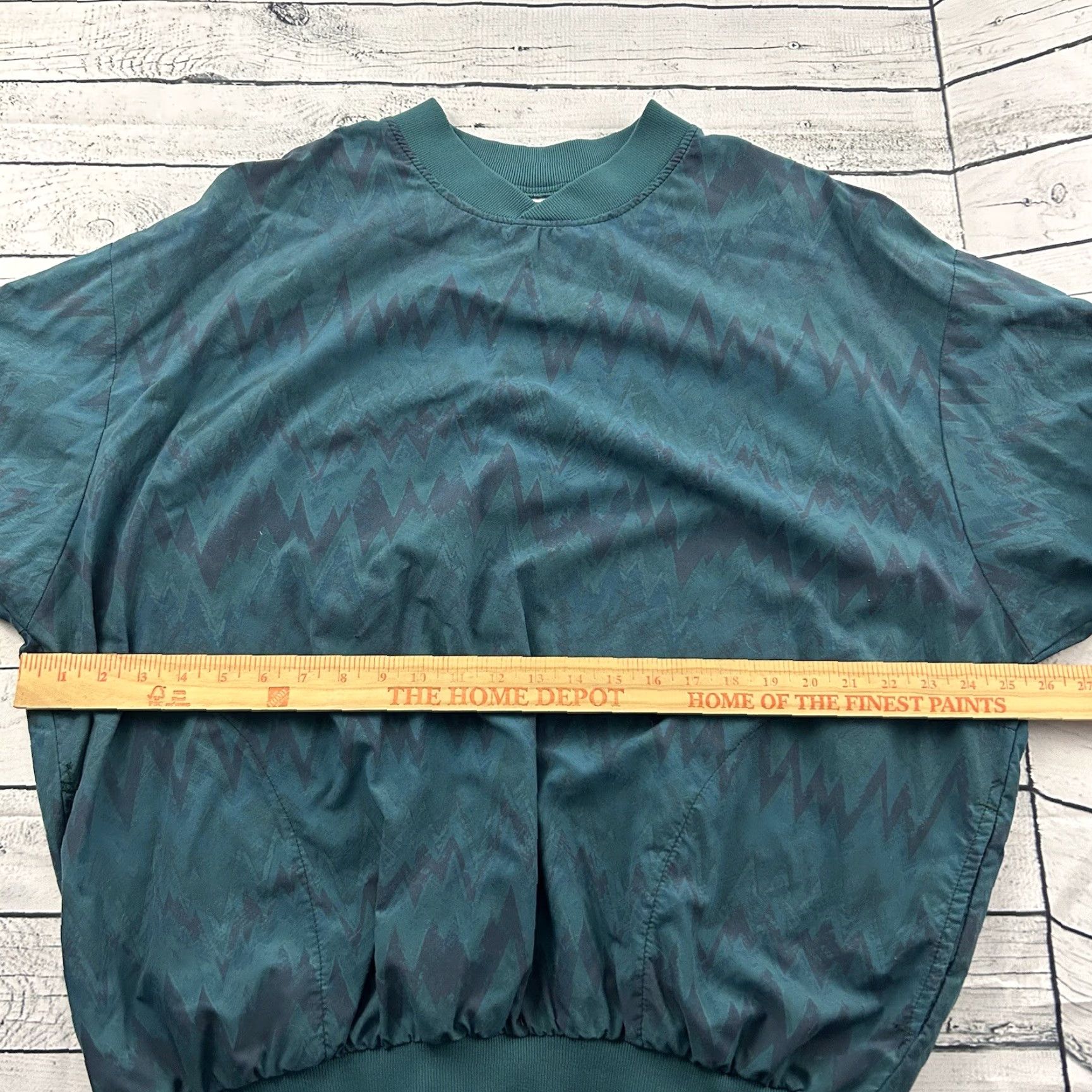 Vintage VINTAGE Turfer Jacket Golf Men XL Green Windbreaker Abstract Pullover Nylon Size US XL / EU 56 / 4 - 4 Thumbnail