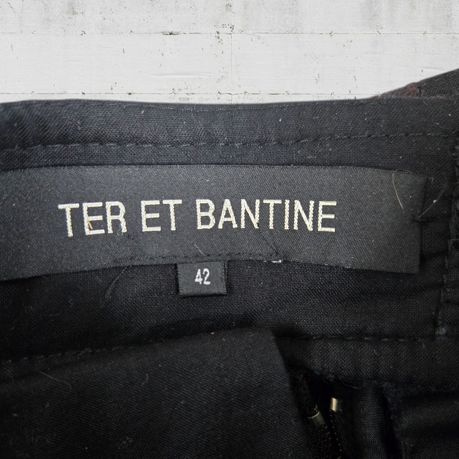 Other Y2K Ter Et Bantine Black Wool High Waisted Skirt Size 6 Size 28" / US 6 / IT 42 - 6 Thumbnail