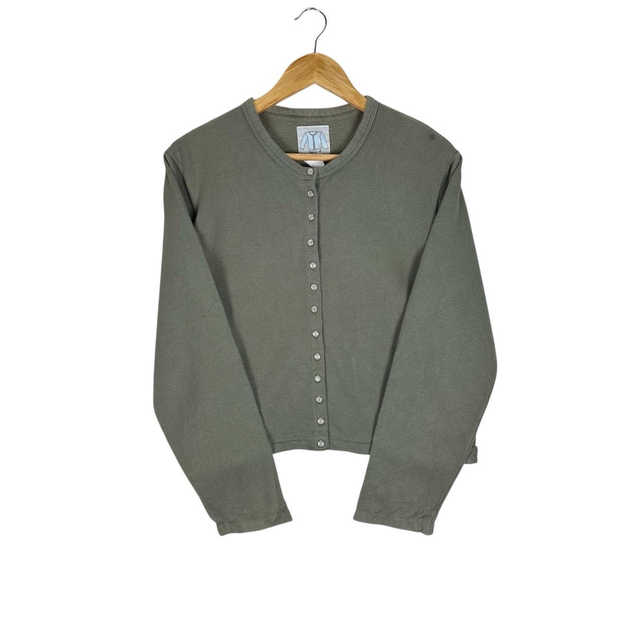 agnes b. AGNES B FRANCE SNAP BUTTON CARDIGAN Size S / US 4 / IT 40 - 1 Thumbnail