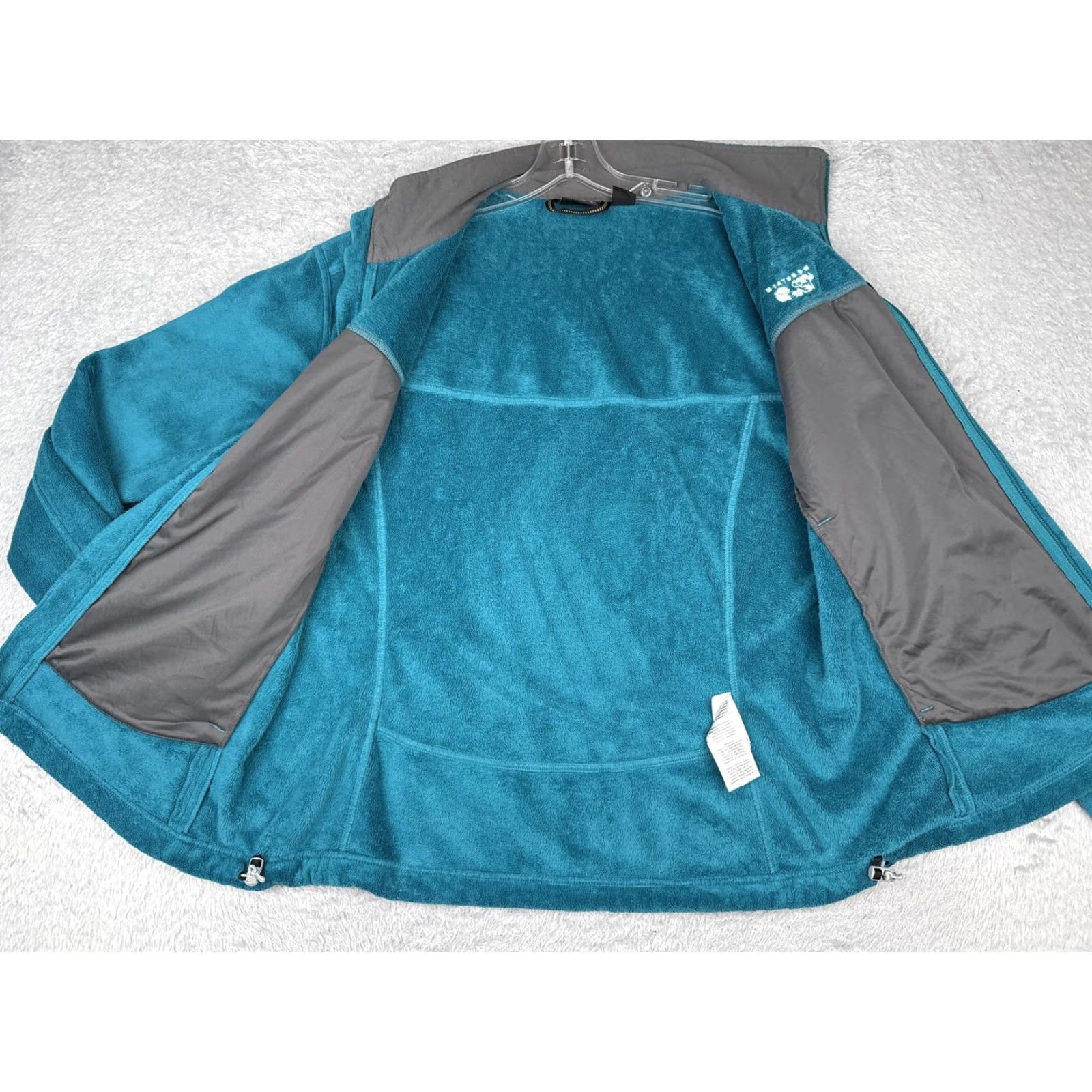 Mountain Hardwear VINTAGE: No—ignore. Mountain Hardwear Fleece Jacket Womens XL Teal Pyxis Full Zip Polyester Size XL / US 12-14 / IT 48-50 - 2 Thumbnail