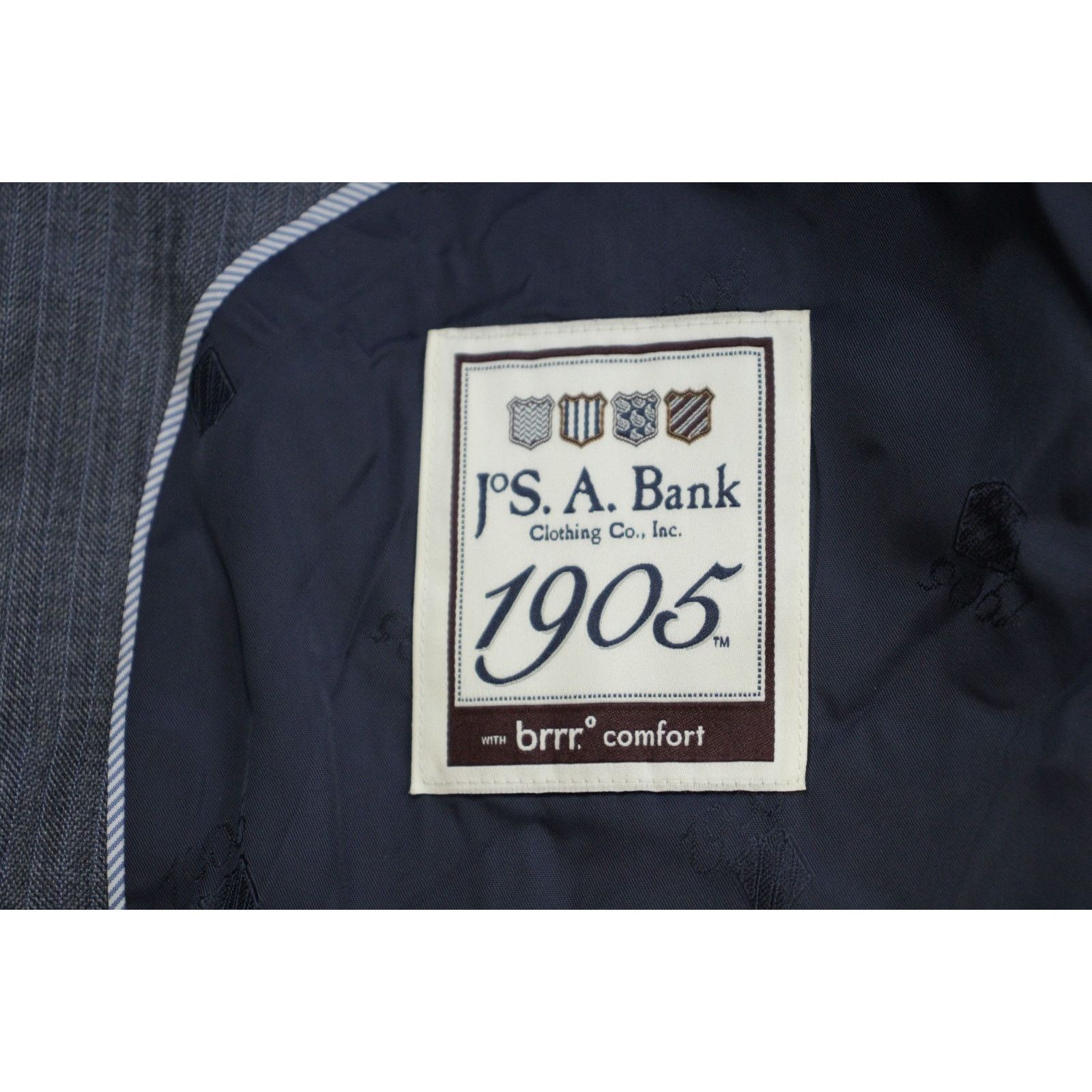 Jos. A. Bank Jos A Bank 1905 Blazer Mens 46R Blue Herringbone Size 46R - 6 Thumbnail