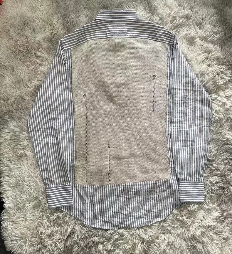 Maison Margiela Striped Mix Shirt Sweater Combo. Size US M / EU 48-50 / 2 - 2 Thumbnail