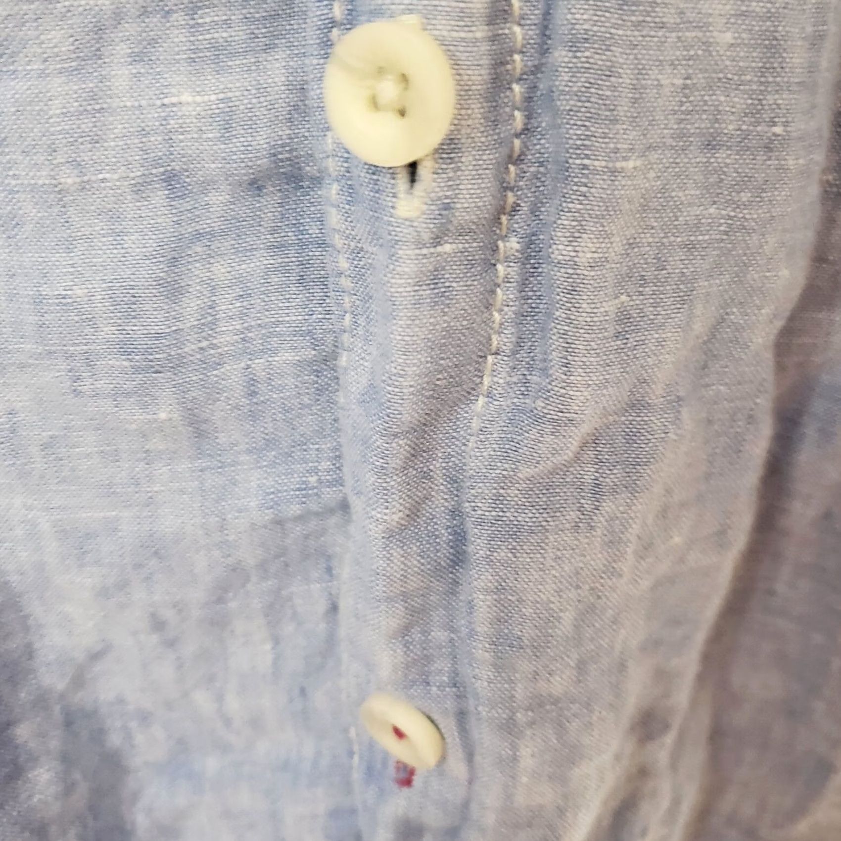 Tommy Bahama VINTAGE Tommy Bahama Shirt 2XL Men's Blue Linen Long Sleeve Button-Up Collared Casual Travel Party Wedding Size US XXL / EU 58 / 5 - 6 Thumbnail