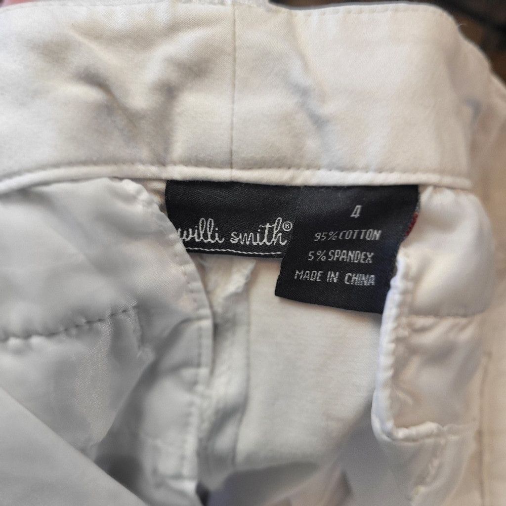 Willi Smith Willi Smith White Bermuda Shorts With Gold Accents Size 4 Size 27" / US 4 / IT 40 - 4 Thumbnail