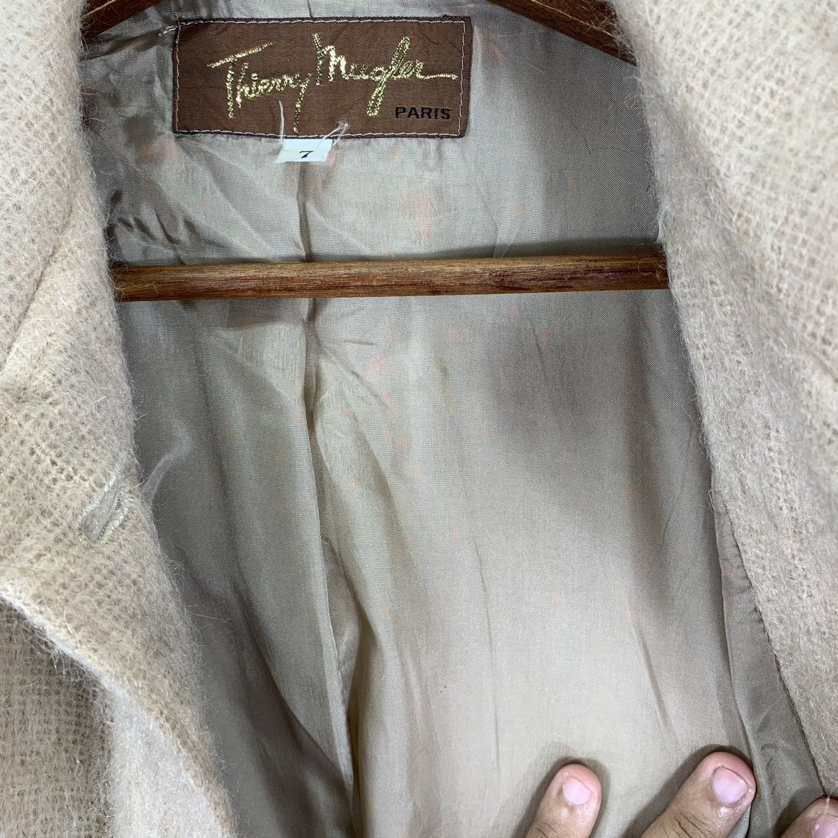 Thierry Mugler Vintage Thierry Mugler jacket coat Mohair Size L / US 10 / IT 46 - 10 Thumbnail