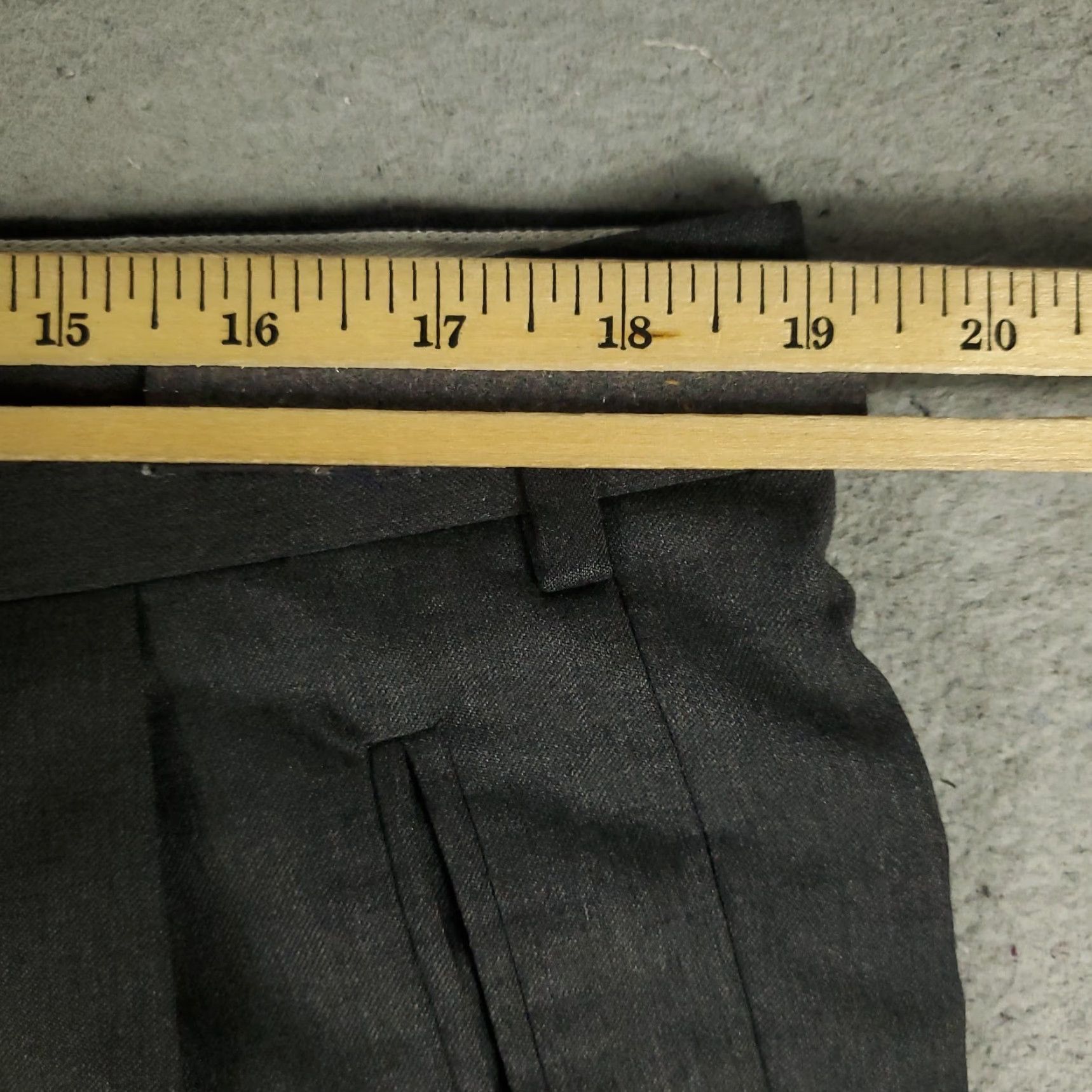 Zanella Zanella Pants Mens 36x28 Gray Wool Pleated Trousers Chino Dress Pants Cuffed Straight Pocket Slacks Brand Zanella Men Regular Vintage No Size US 36 / EU 52 - 3 Thumbnail