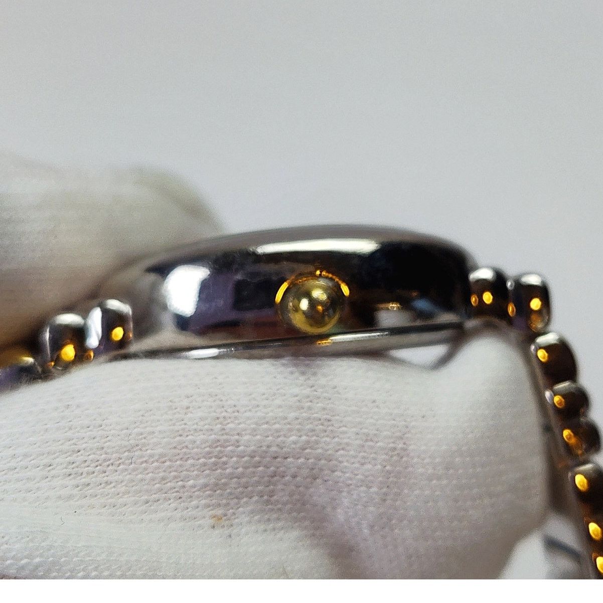 Disney Disney Store Mickey Mouse Oval Watch Gold Silver Bracelet Size ONE SIZE - 2 Thumbnail