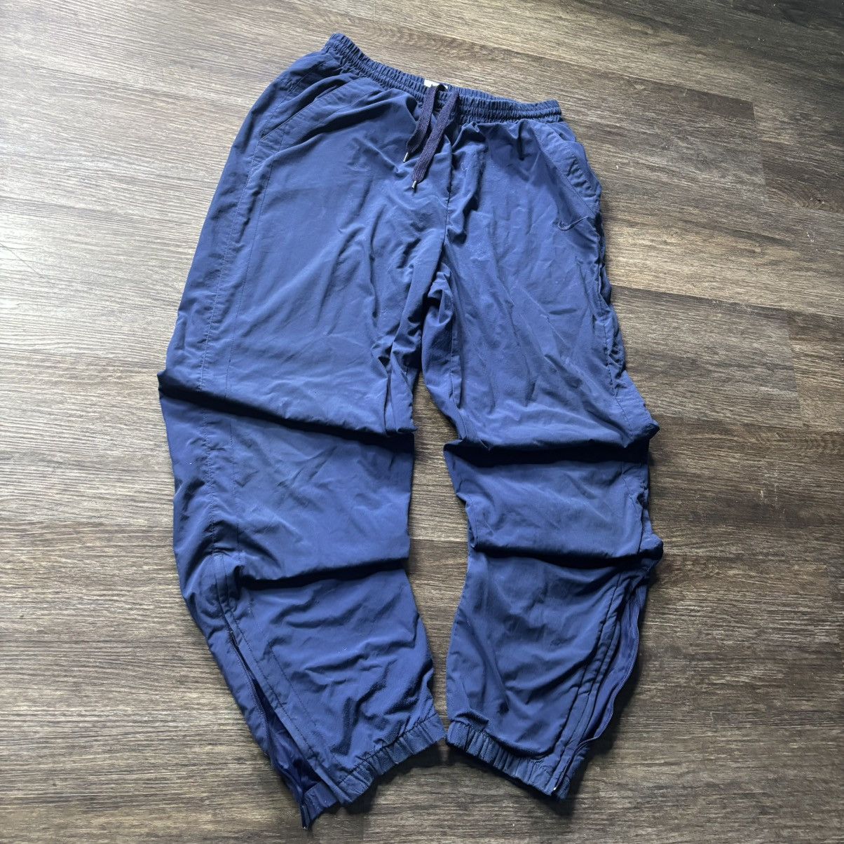 Nike Nike navy track pants medium cuffed baggy Size US 32 / EU 48 - 1 Thumbnail