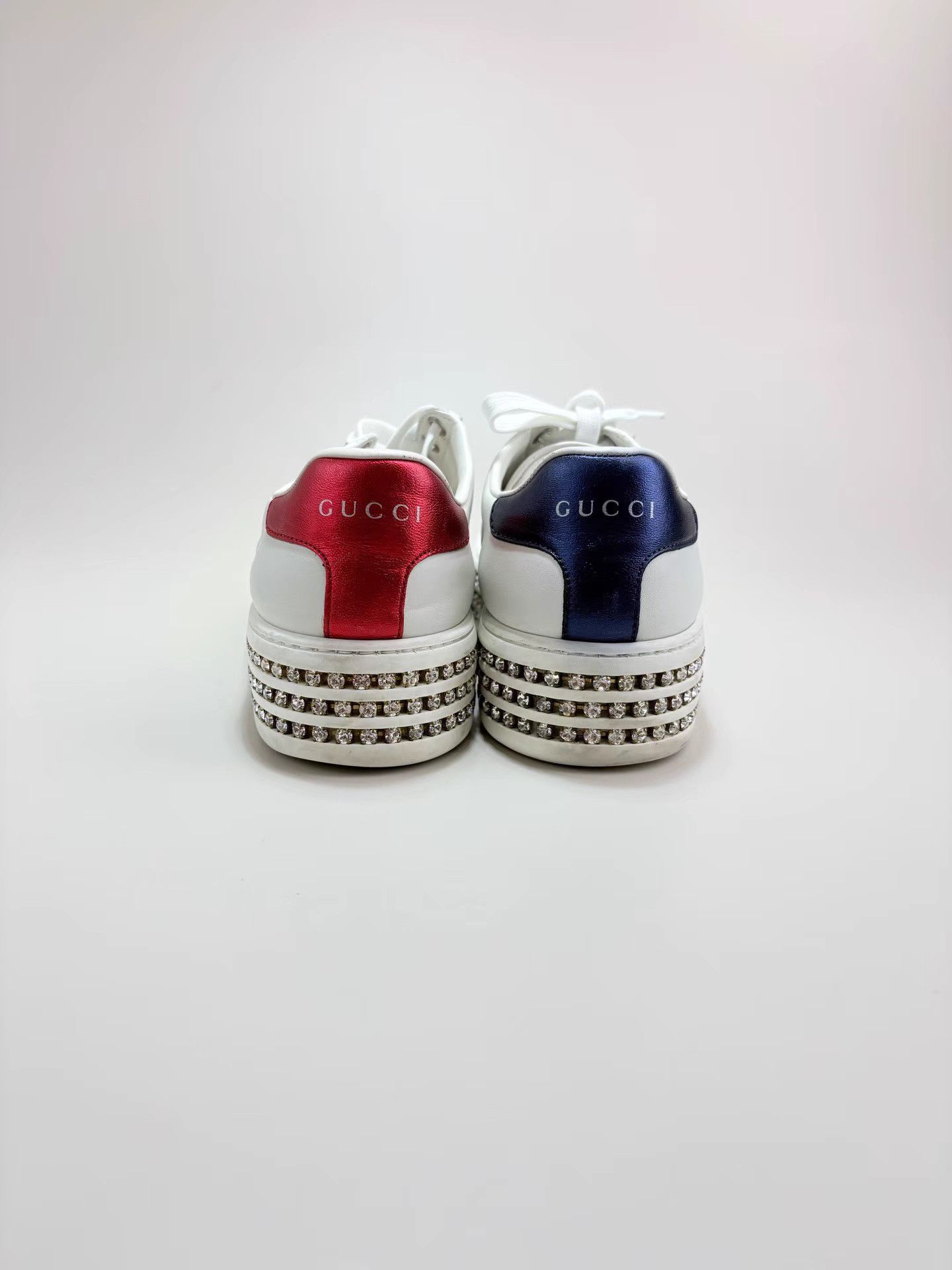 Gucci GUCCI Rhinestone Bee Platform Shoes K1 Size US 5.5 / IT 35.5 - 3 Thumbnail