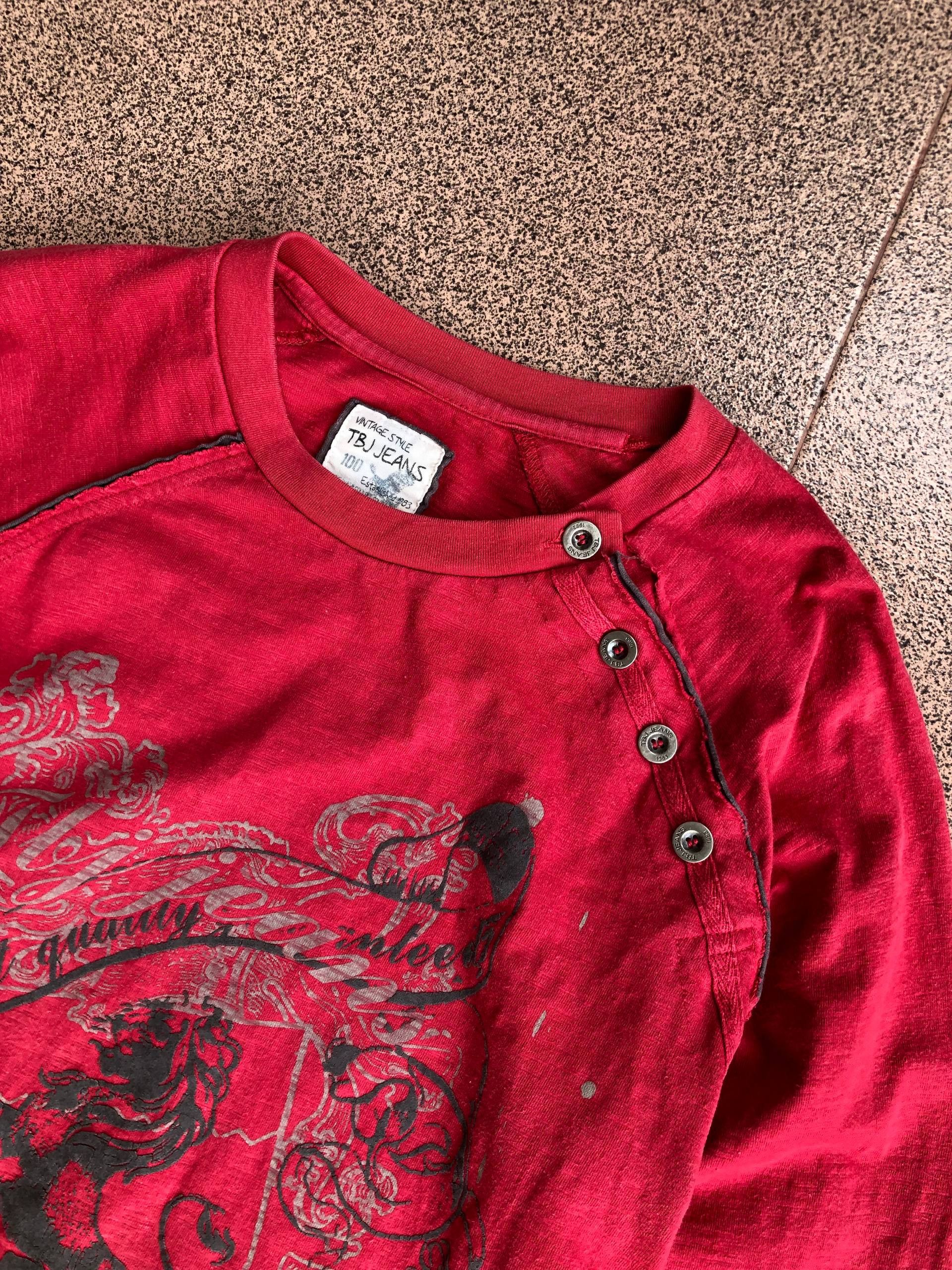 If Six Was Nine 2000s Double Layer Assymetrical longsleeve Tbj not lgb Size US L / EU 52-54 / 3 - 3 Thumbnail