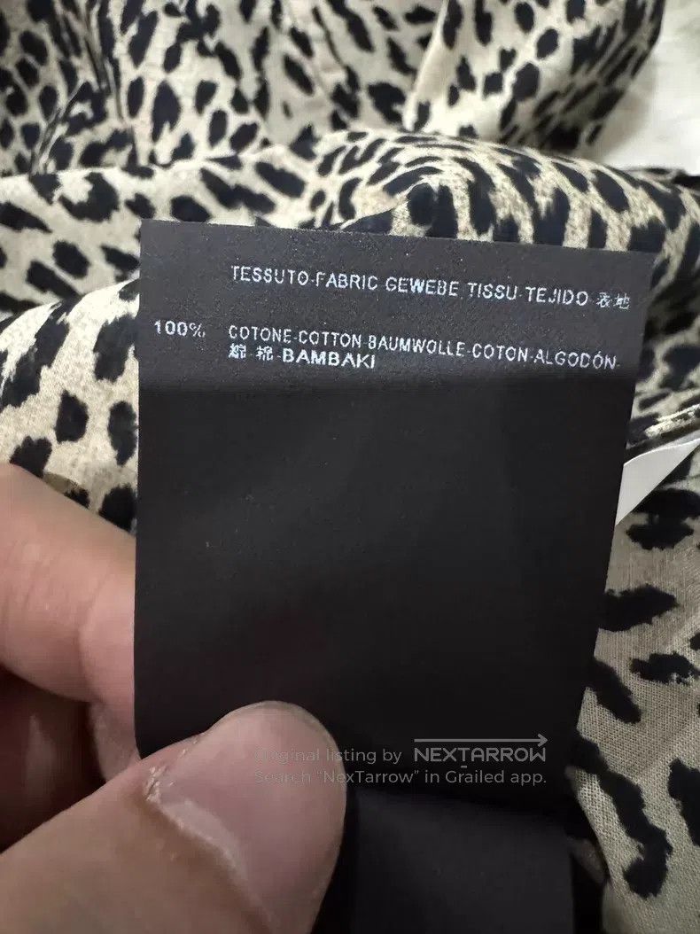 Saint Laurent Paris Saint Laurent Paris Size 38 Leopard Print Shirt i Size US S / EU 44-46 / 1 - 6 Thumbnail