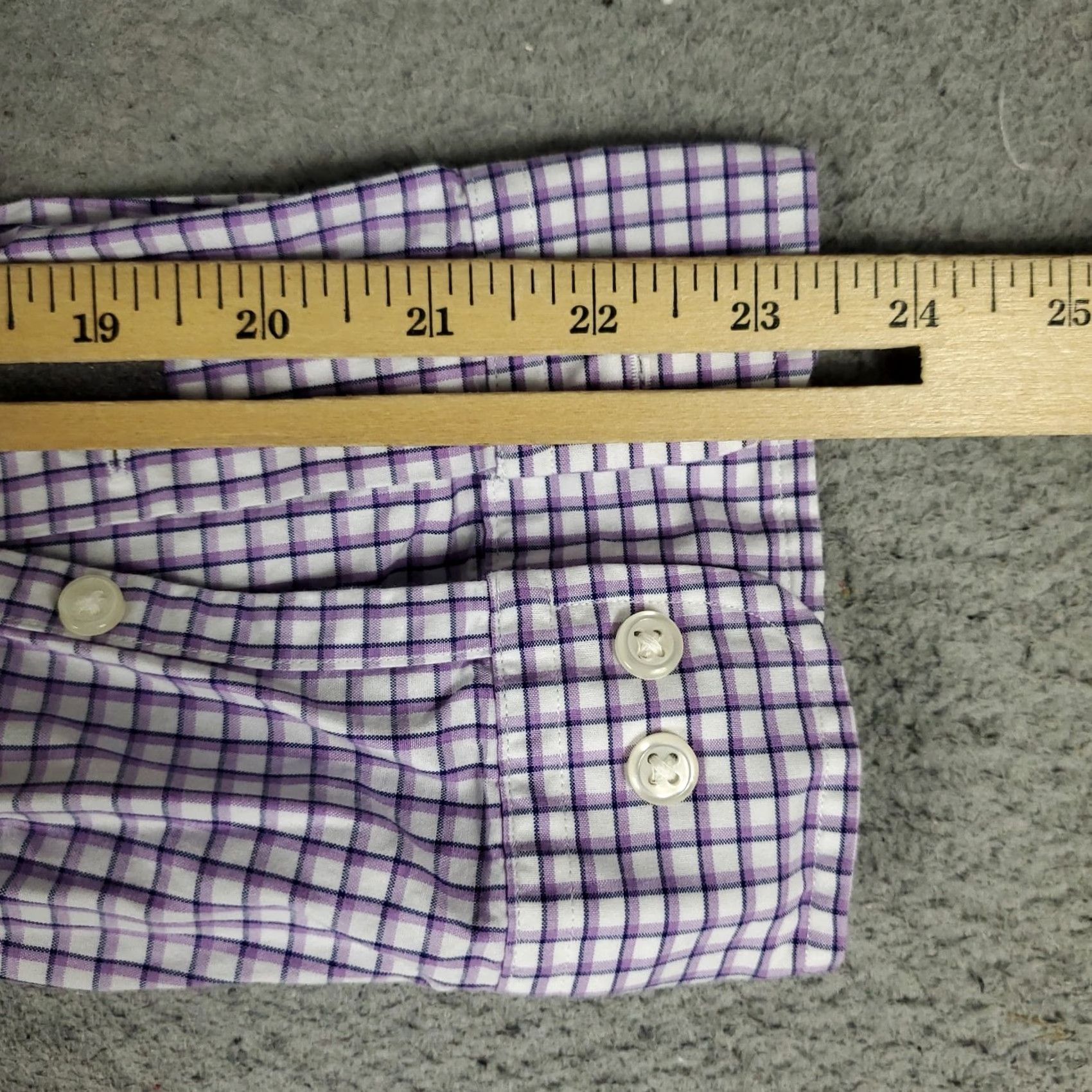 Ralph Lauren Ralph Lauren Shirt Mens 16 Purple Pony Dress Button Up Long Sleeve Size 42R - 7 Thumbnail