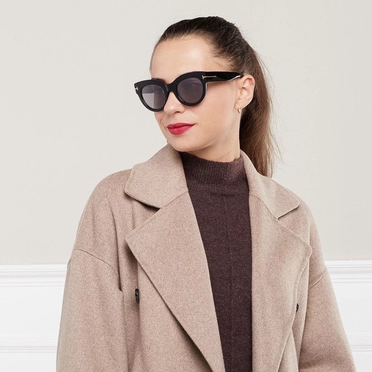 Tom Ford Tom Ford Women Sunglasses LUCILLA FT1063/S 01C BRAND NEW Size ONE SIZE - 13 Thumbnail