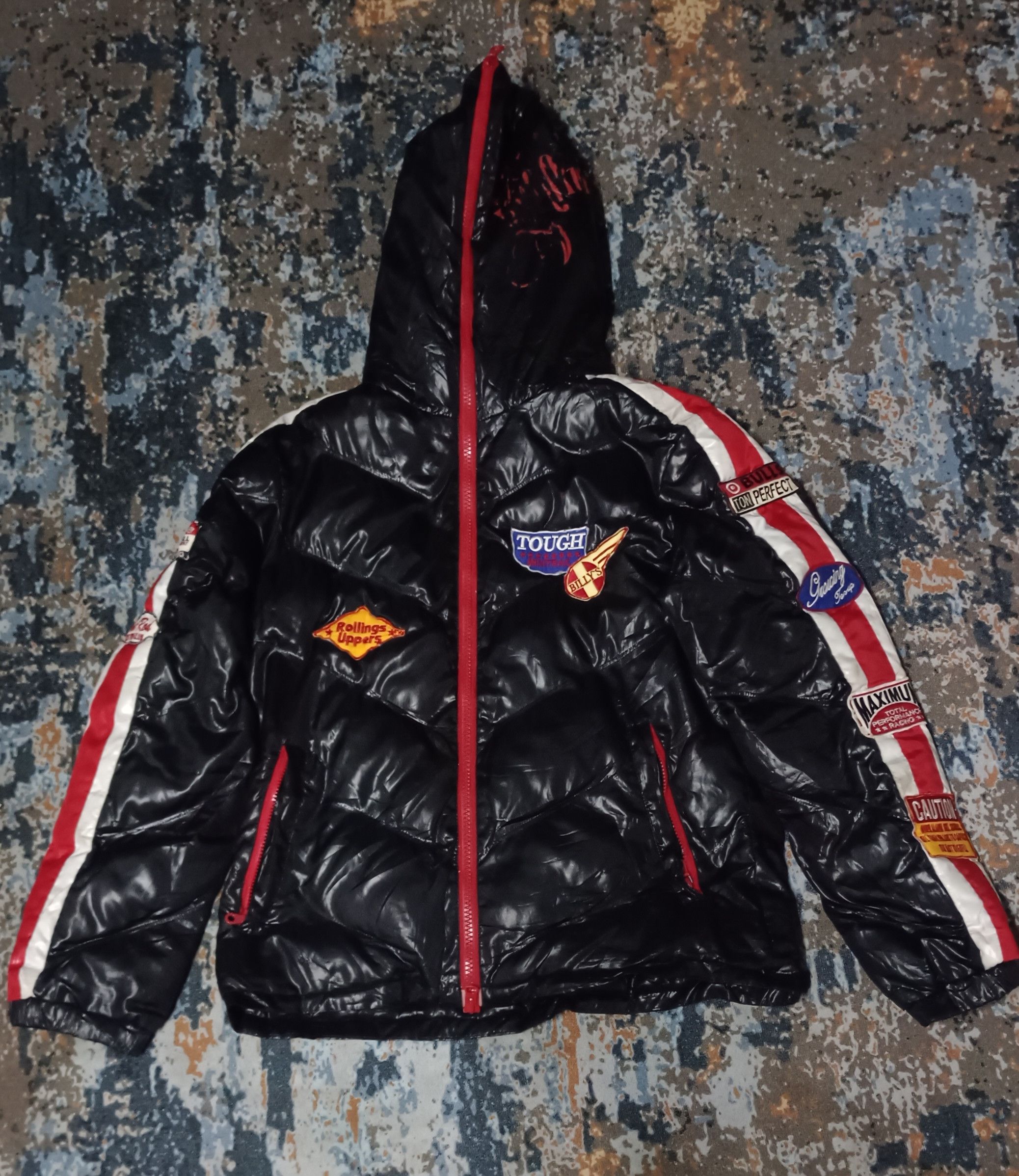 Vintage Down to south Motorcyle hoodie Jacket Size US XL / EU 56 / 4 - 1 Thumbnail