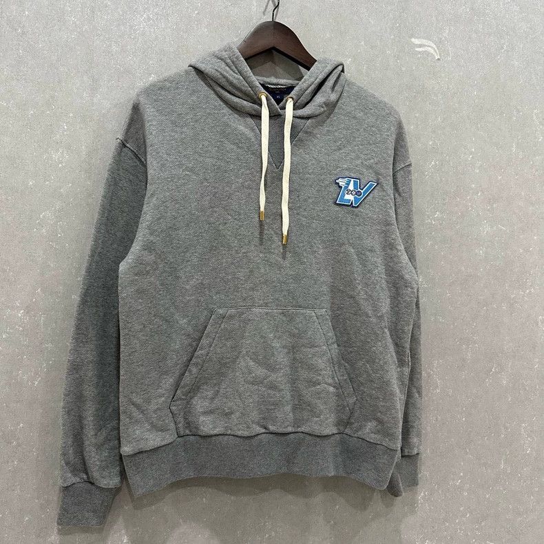 Louis Vuitton Louis Vuitton Grey logo hoodie Size US XS / EU 42 / 0 - 2 Thumbnail