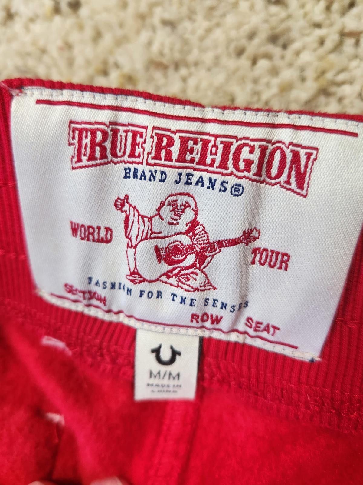 True Religion NEW True Religion Pull-On Flare Jeans Red Anniversary Medium Size 32" / US 10 / IT 46 - 6 Thumbnail