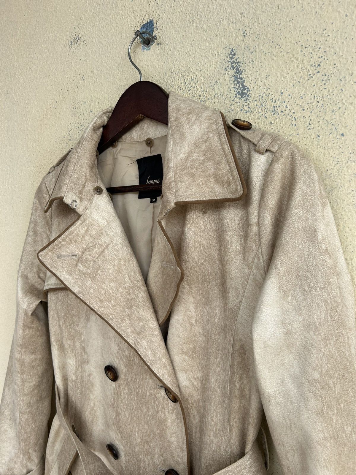 Tornado Mart Femme Tornado Mart Double Breasted Fur Jacket Size XS / US 0-2 / IT 36-38 - 4 Thumbnail