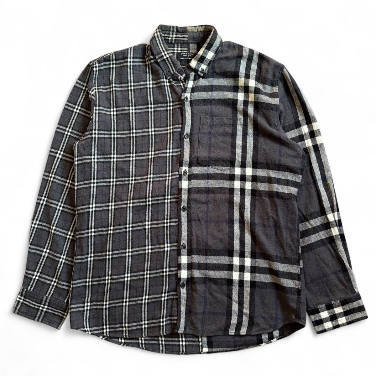Burberry x gosha split shirt